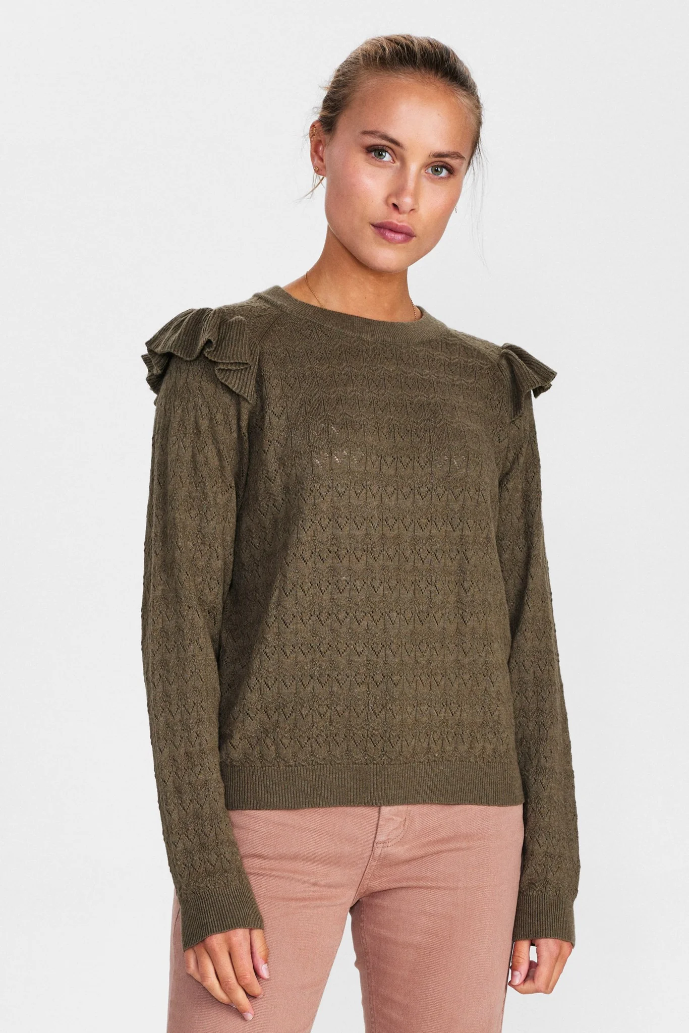 NUDULLIA PULLOVER - Deep Lichen Green
