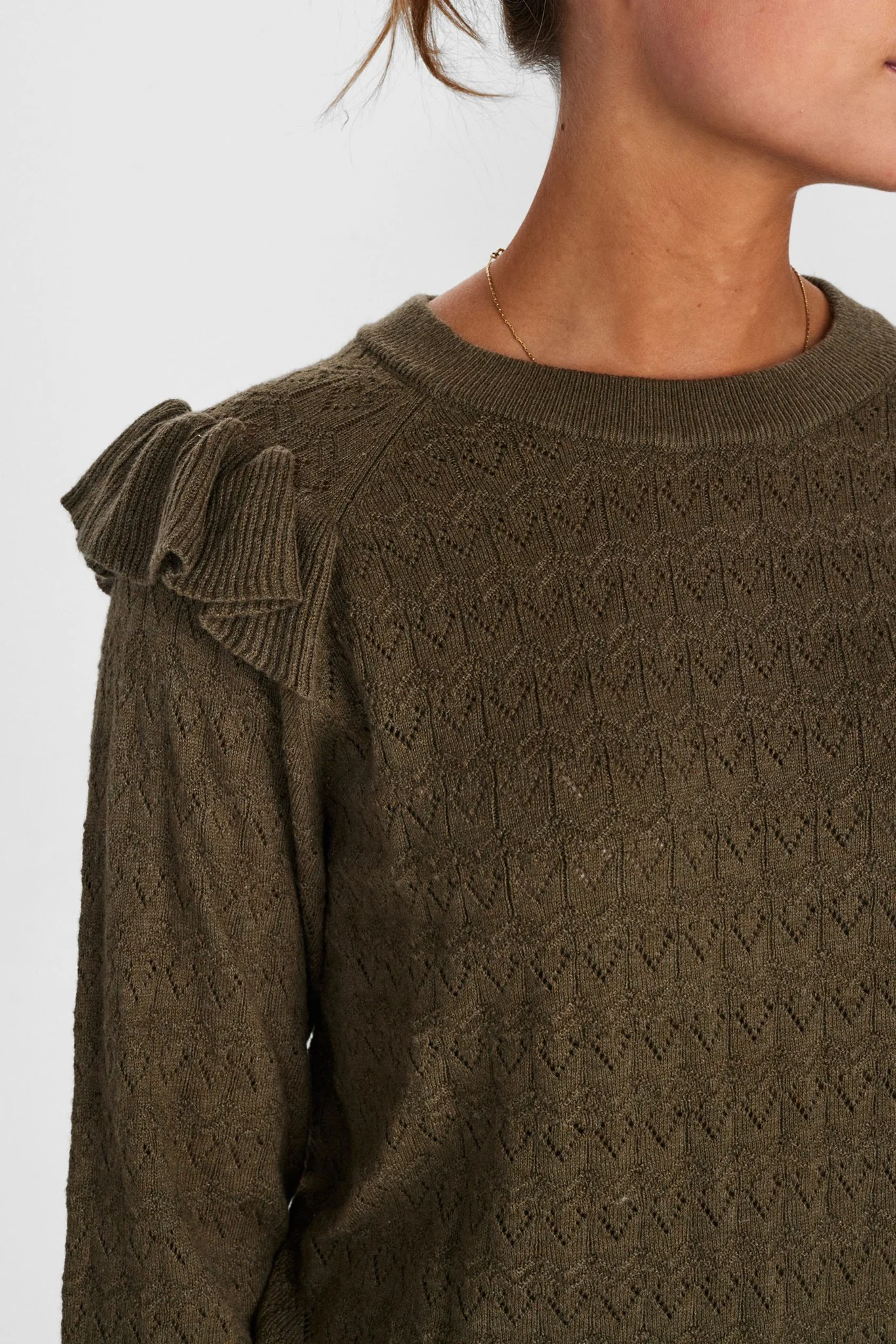 NUDULLIA PULLOVER - Deep Lichen Green - Image 4