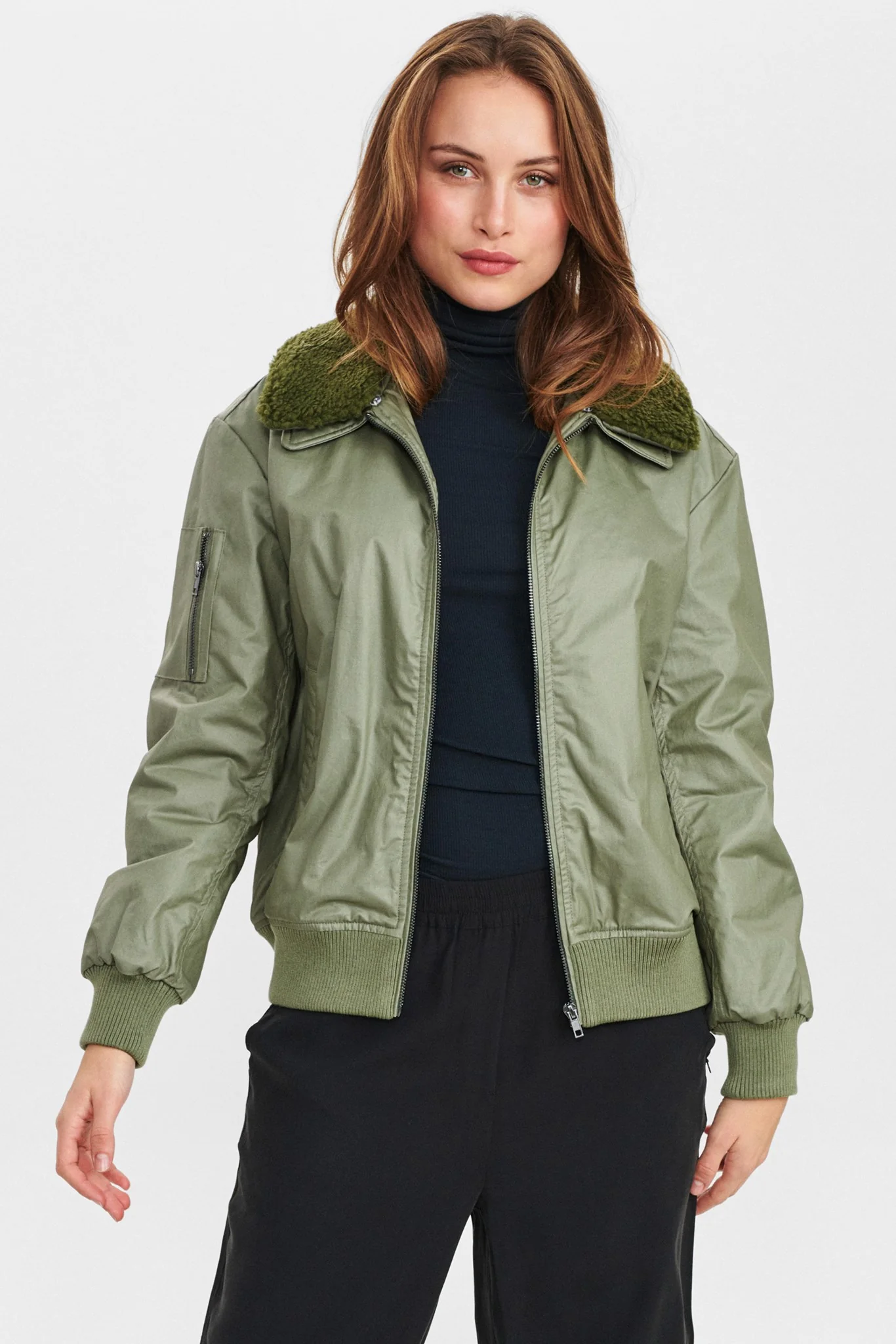 NUDUNYA JACKET - Deep Lichen Green