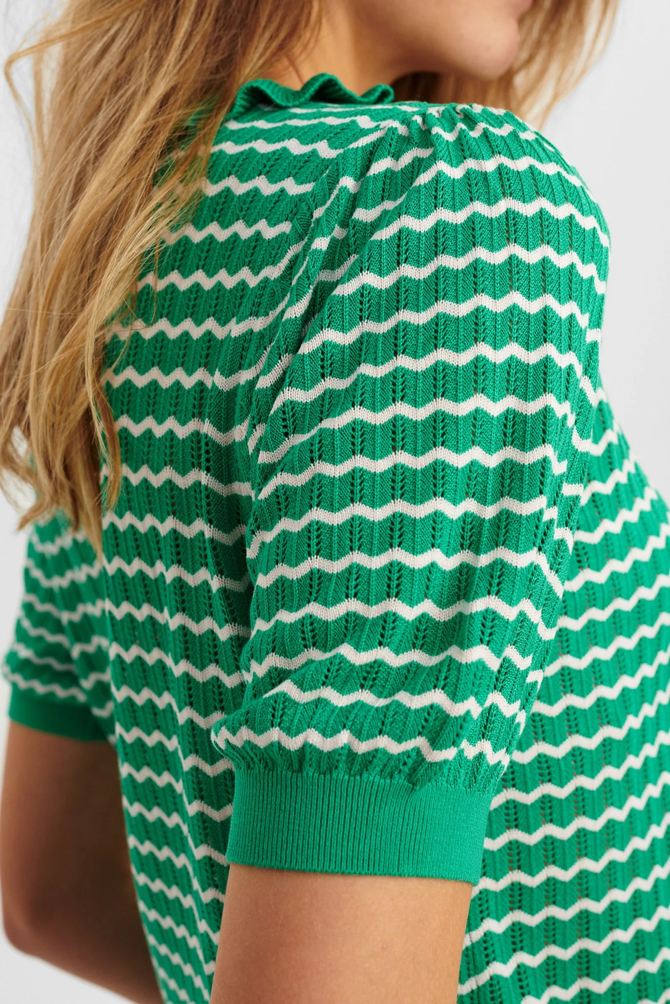 NUDUSTIN CARDIGAN - Simply Green - Image 5