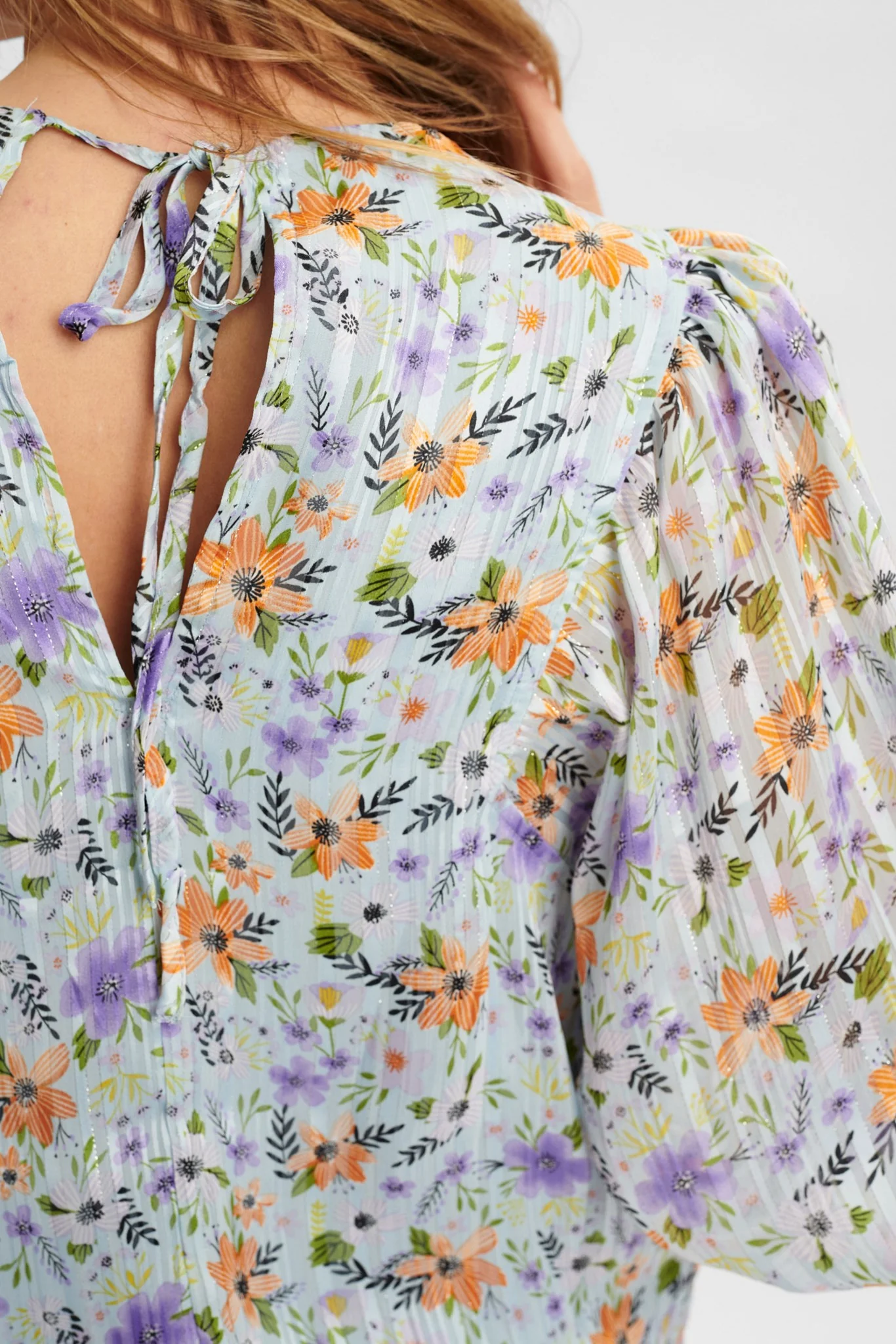NUDYANI BLOUSE - Blue Bell - Image 4