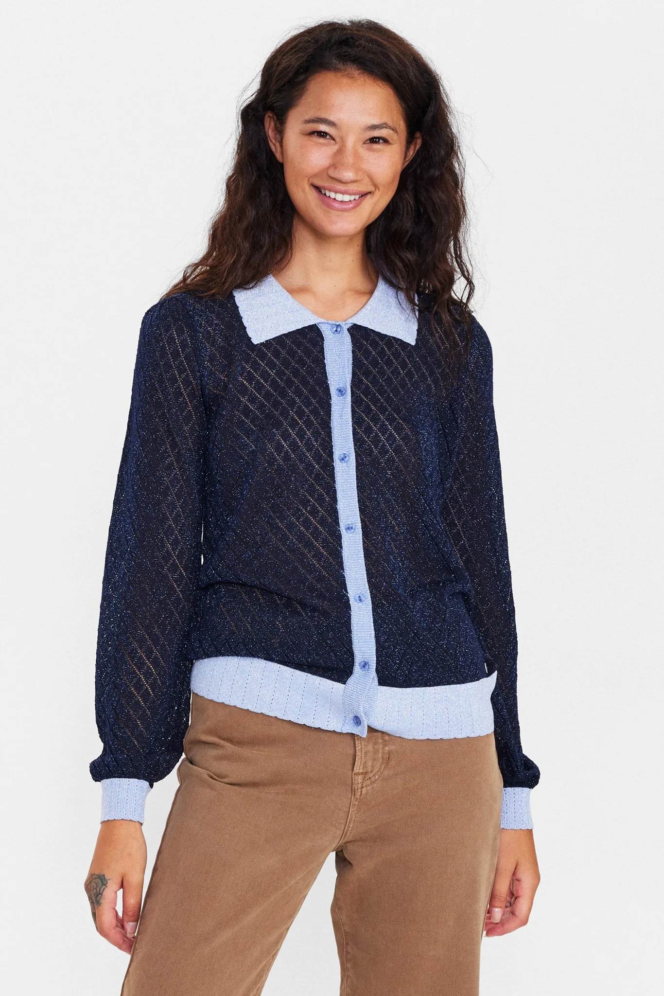 NUEA CARDIGAN - Dark Sapphire
