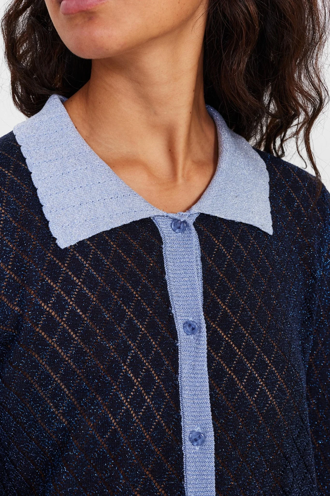 NUEA CARDIGAN - Dark Sapphire - Image 4