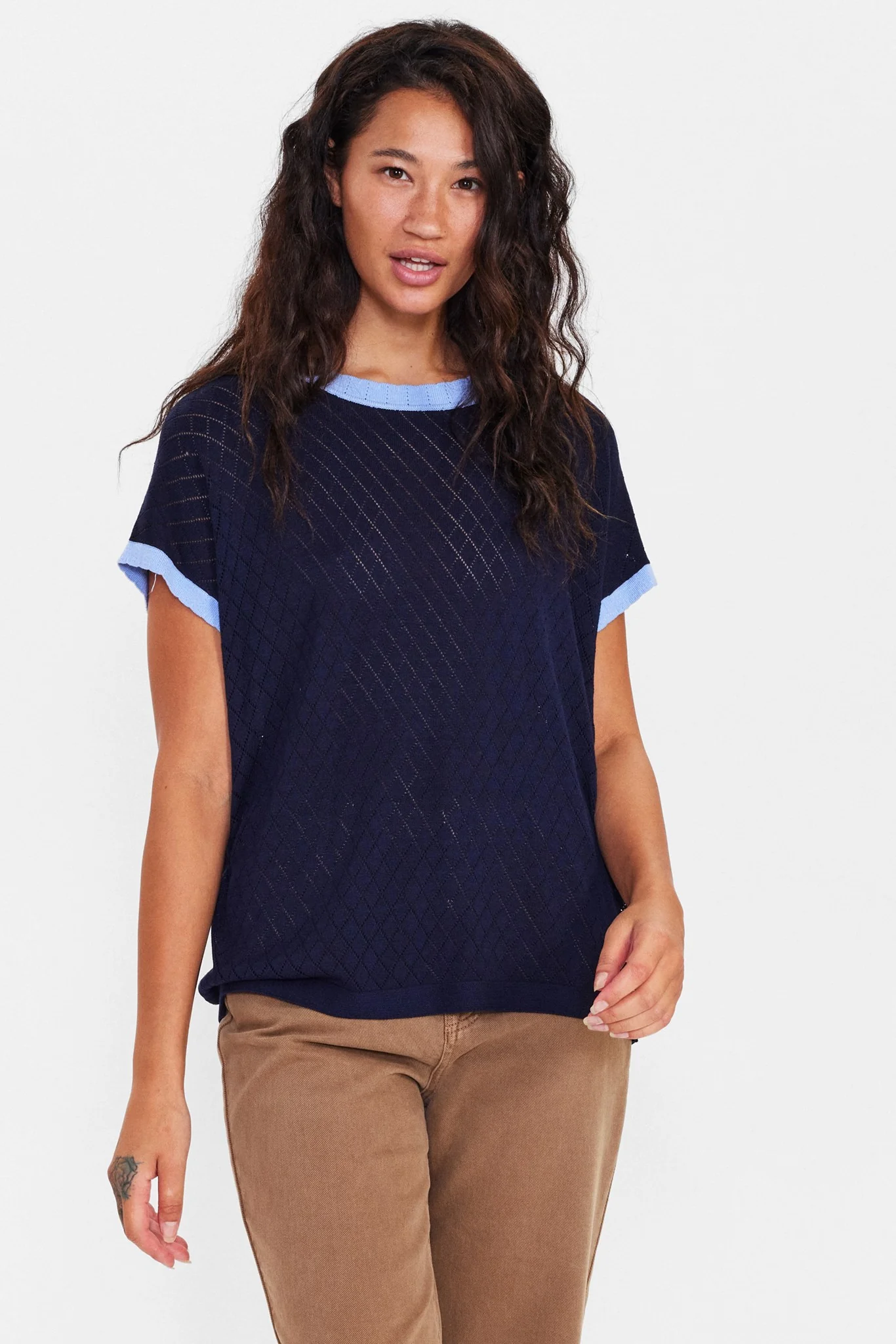 NUEA DARLENE PULLOVER WO/L - Dark Sapphire