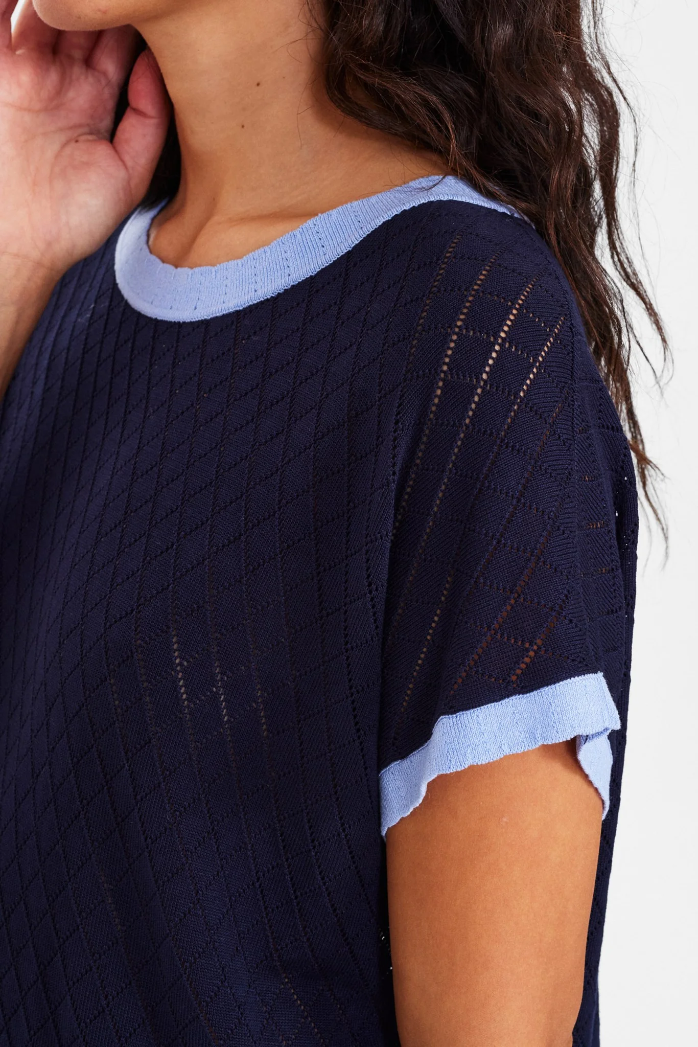 NUEA DARLENE PULLOVER WO/L - Dark Sapphire - Image 4