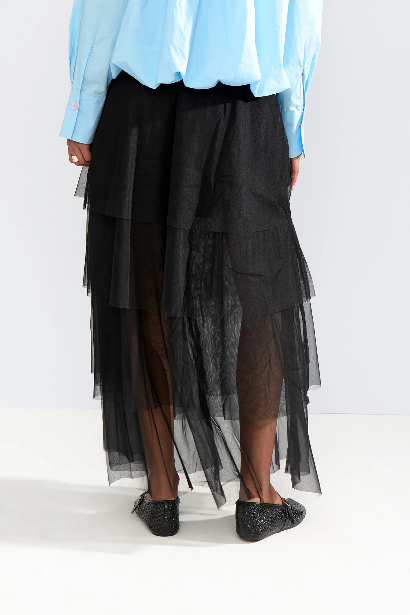 NUEA LAYER SKIRT - Caviar - Image 2