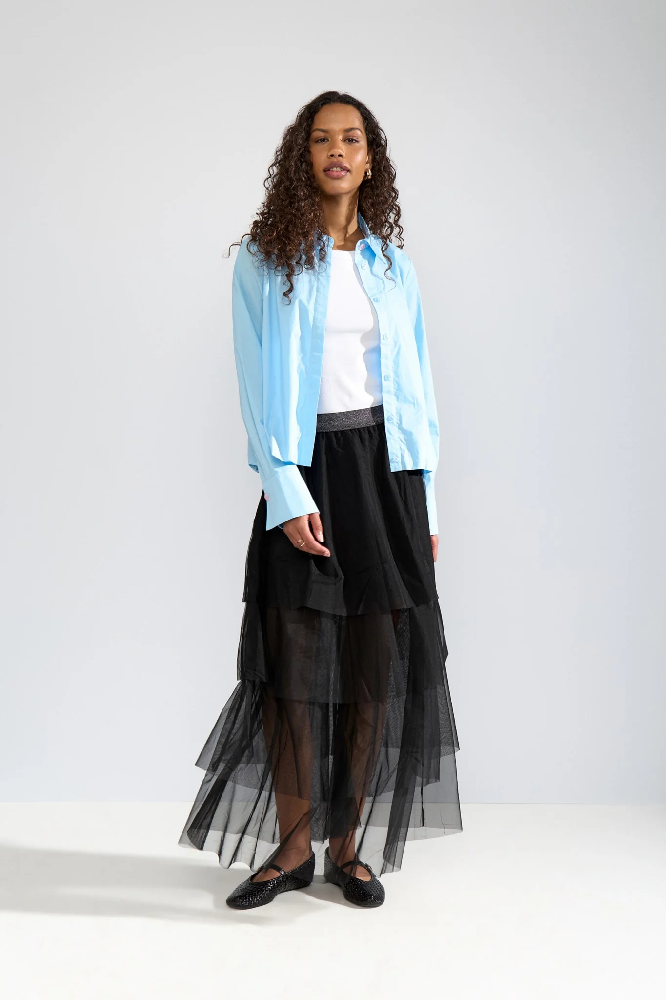 NUEA LAYER SKIRT - Caviar - Image 6