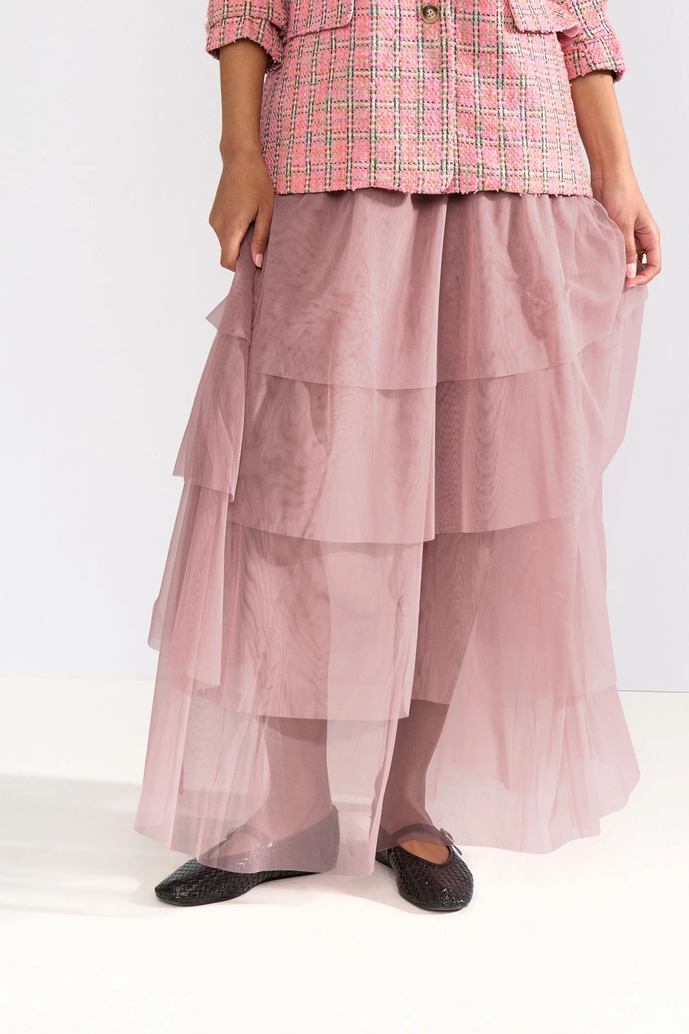 NUEA LAYER SKIRT - Foxglove