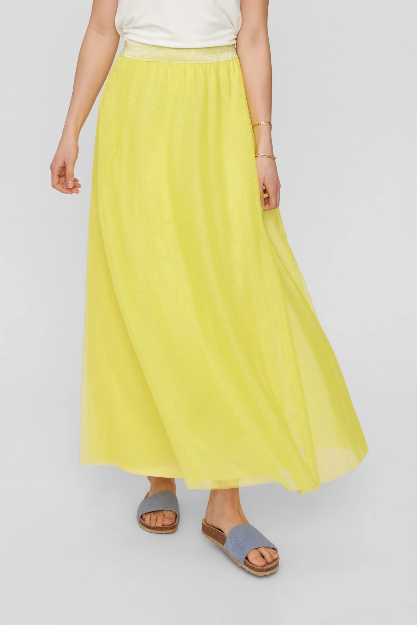 NUEA MAXI SKIRT  - Blazing yellow
