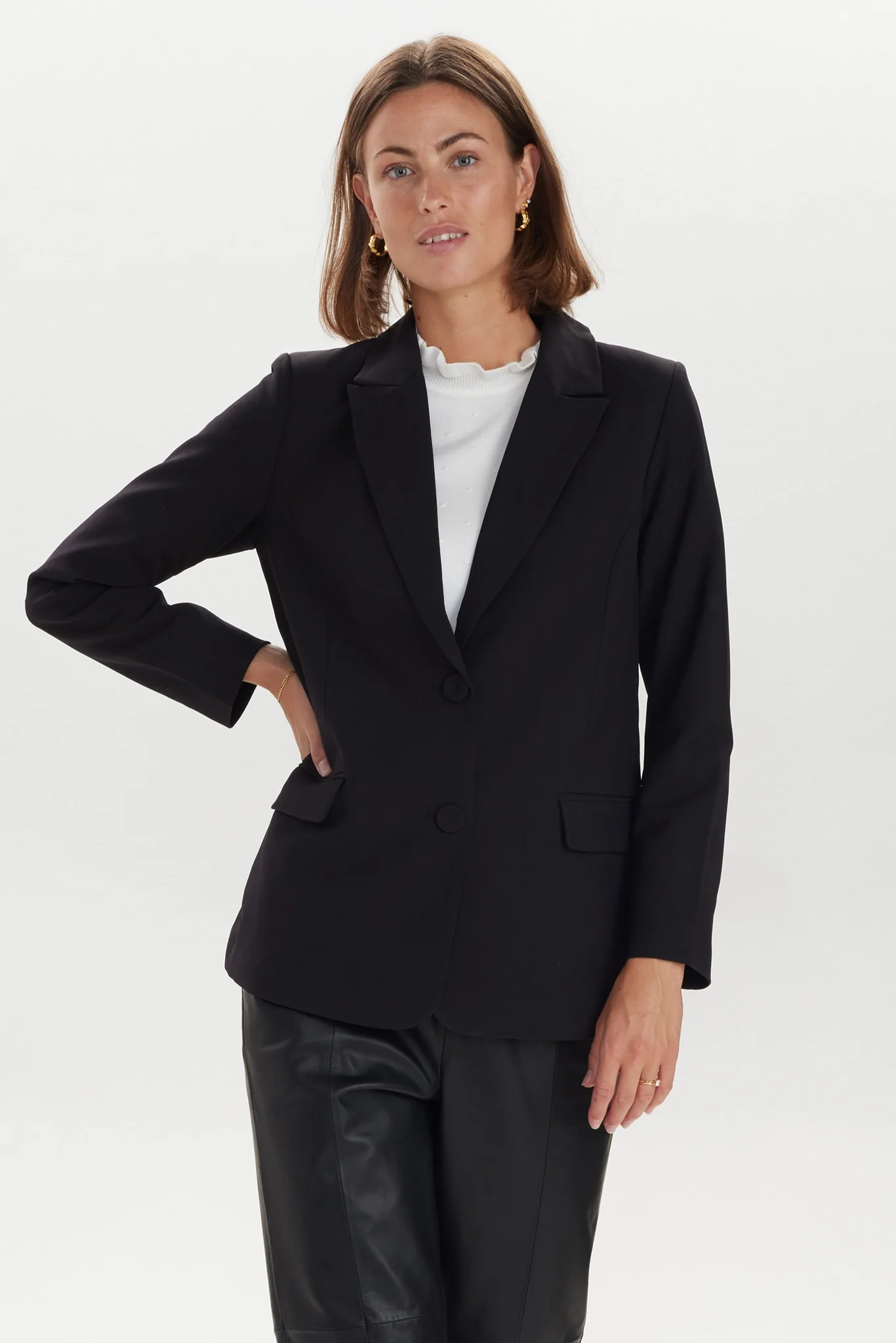 NUEAZELINAS BLAZER  - Caviar