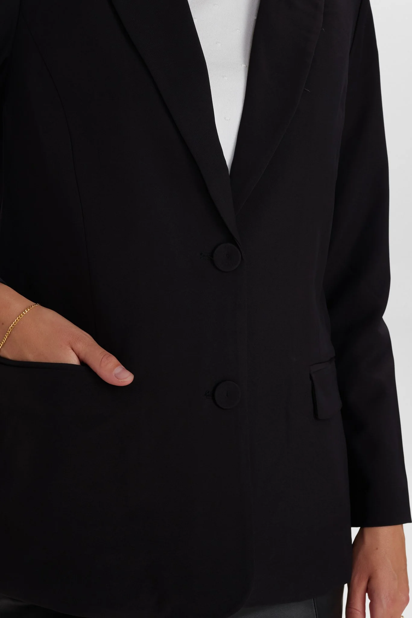 NUEAZELINAS BLAZER  - Caviar - Image 4