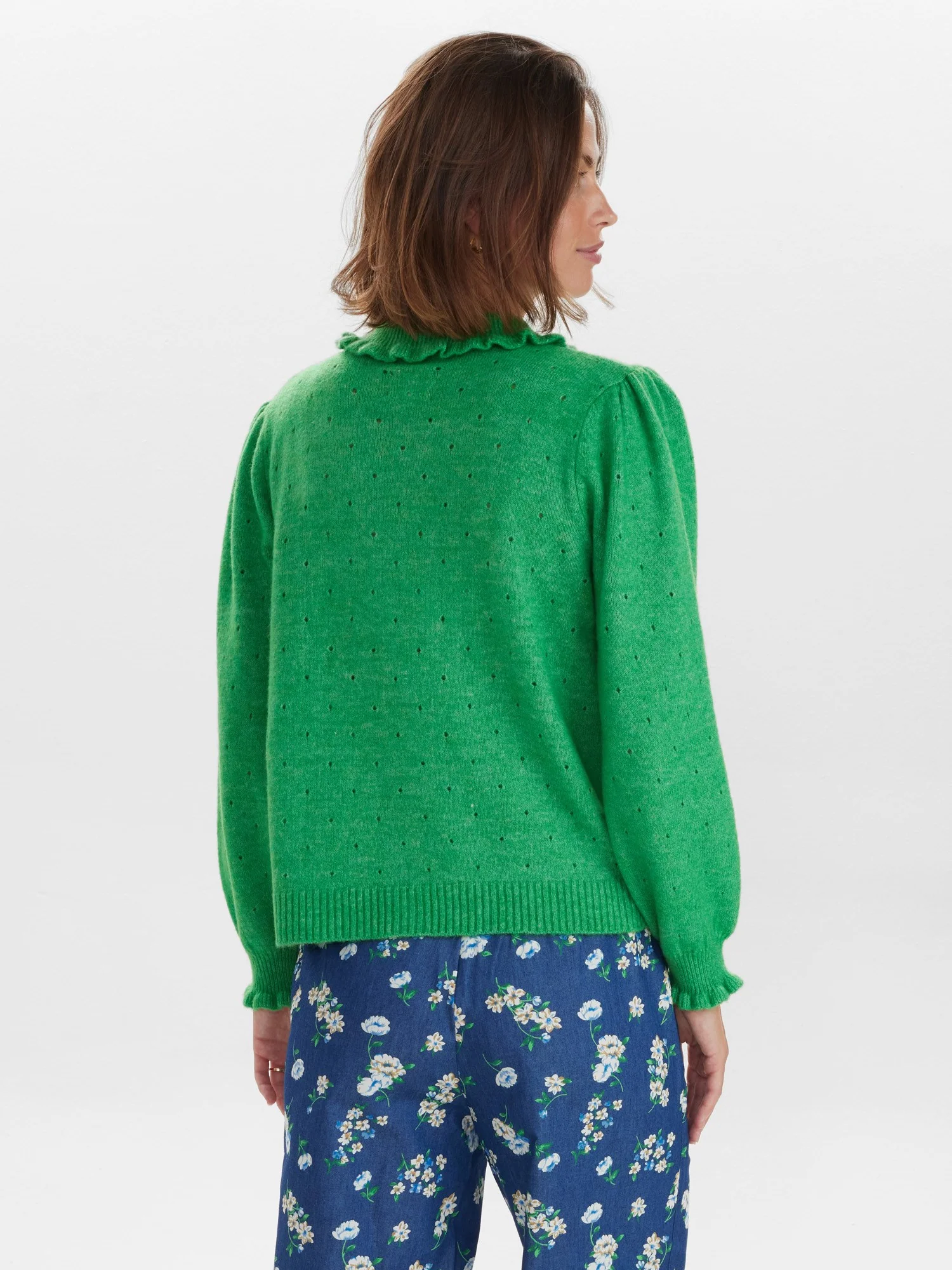 NUEBBA CARDIGAN - Kelly Green - Image 2