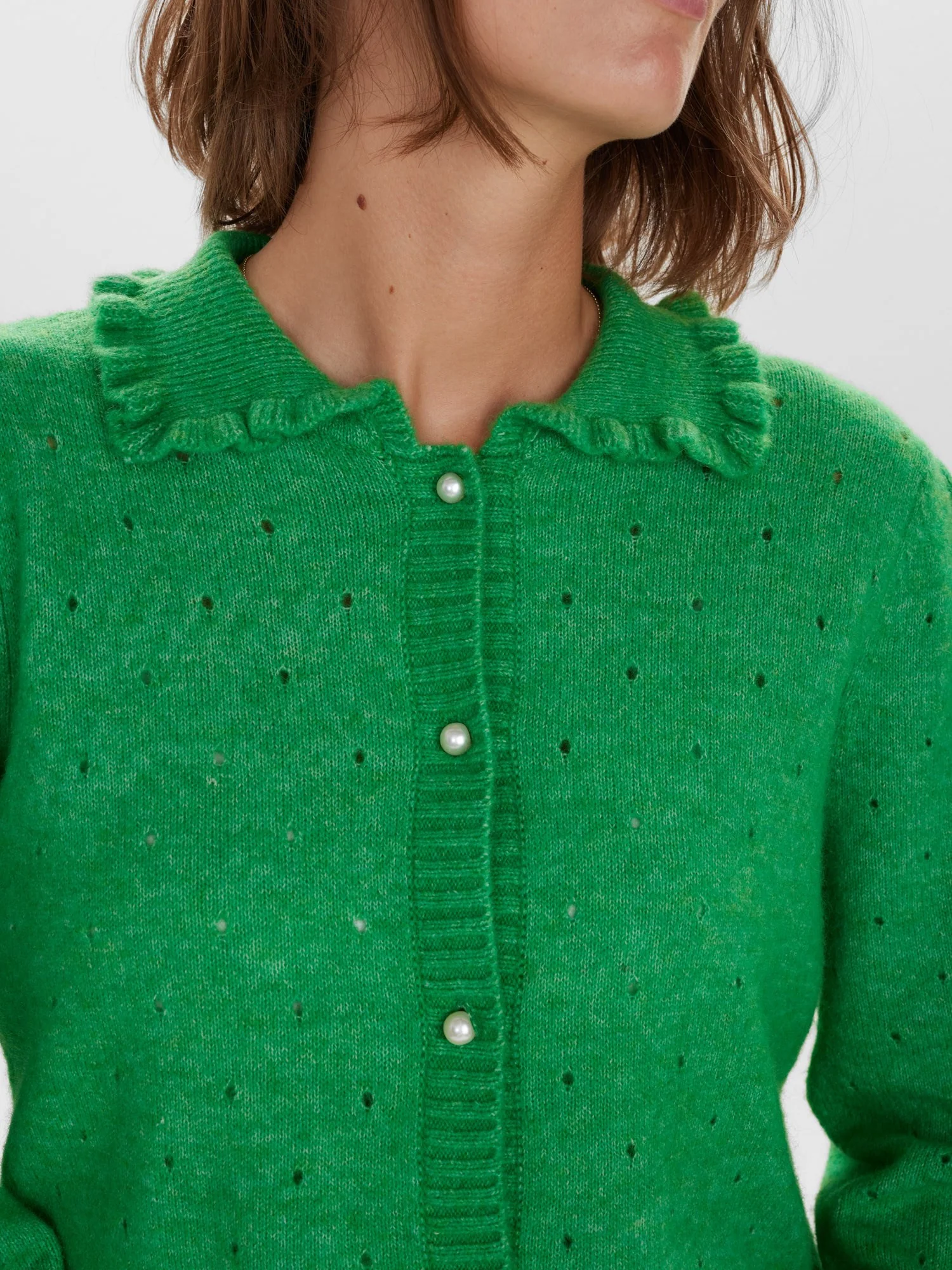 NUEBBA CARDIGAN - Kelly Green - Image 5