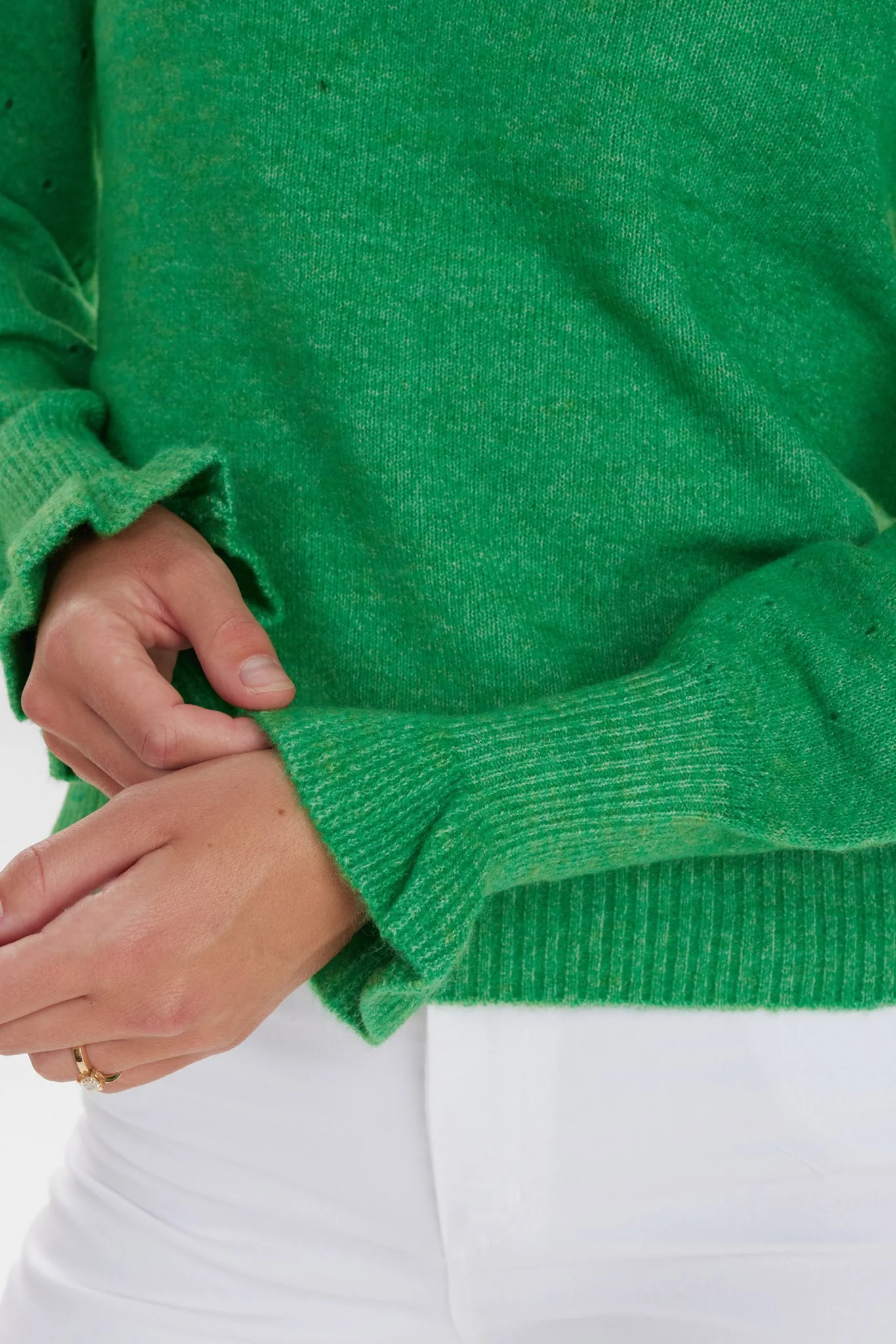 NUEBBA PULLOVER W/O RUFFLE - Kelly Green - Image 4