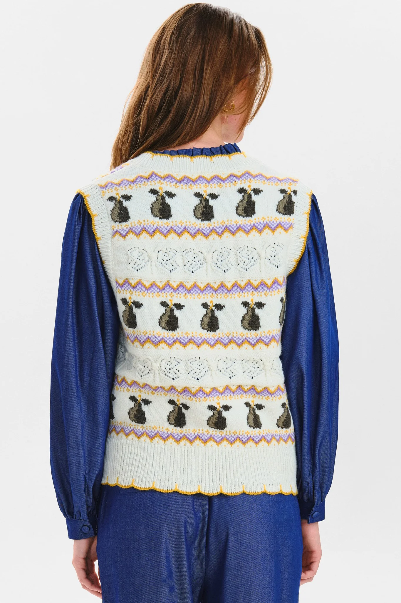 NUEBBALENE WAISTCOAT - Cloud Dancer - Image 2
