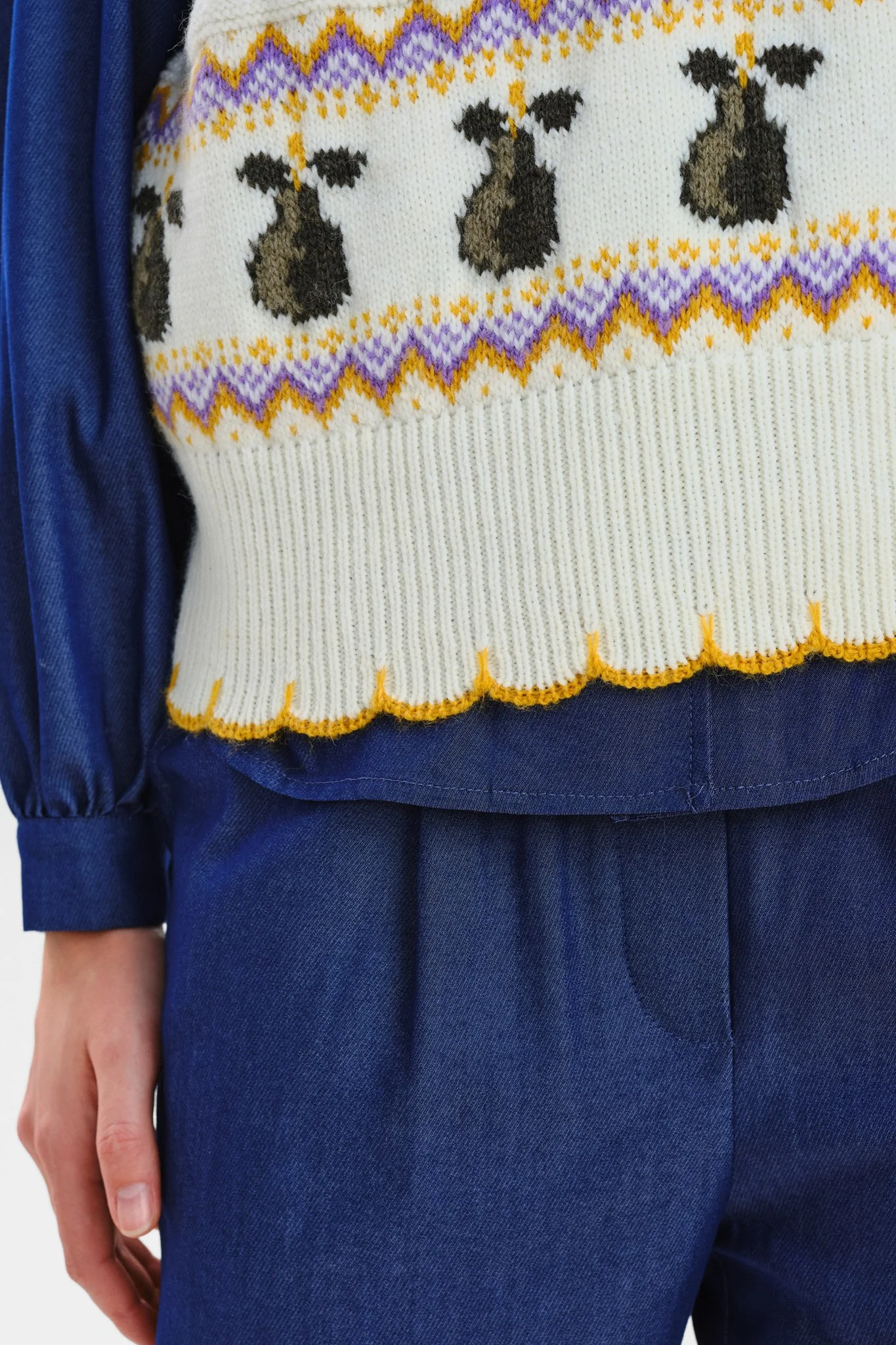 NUEBBALENE WAISTCOAT - Cloud Dancer - Image 5