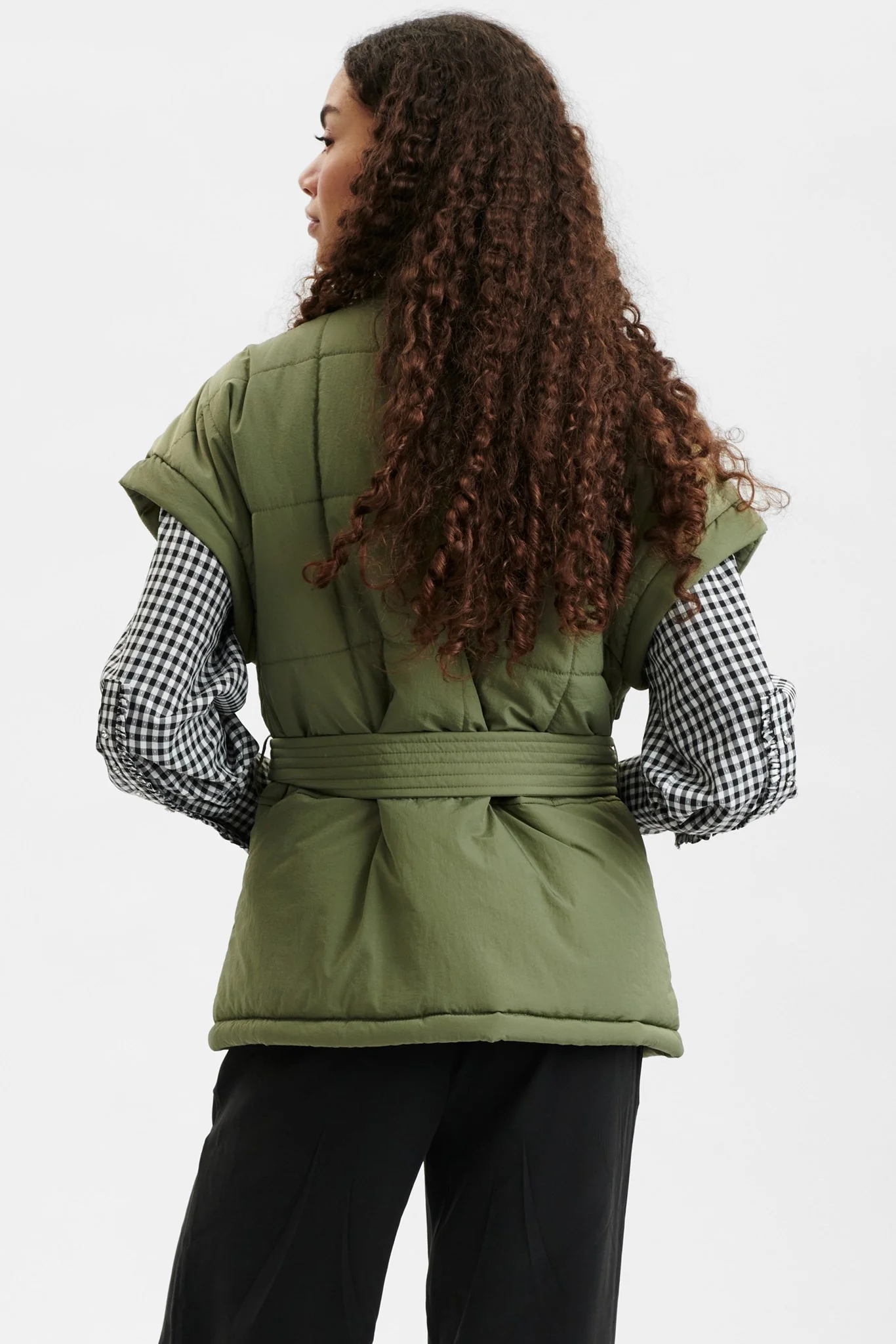 NUEBOTE WAISTCOAT - Deep Lichen Green - Image 2