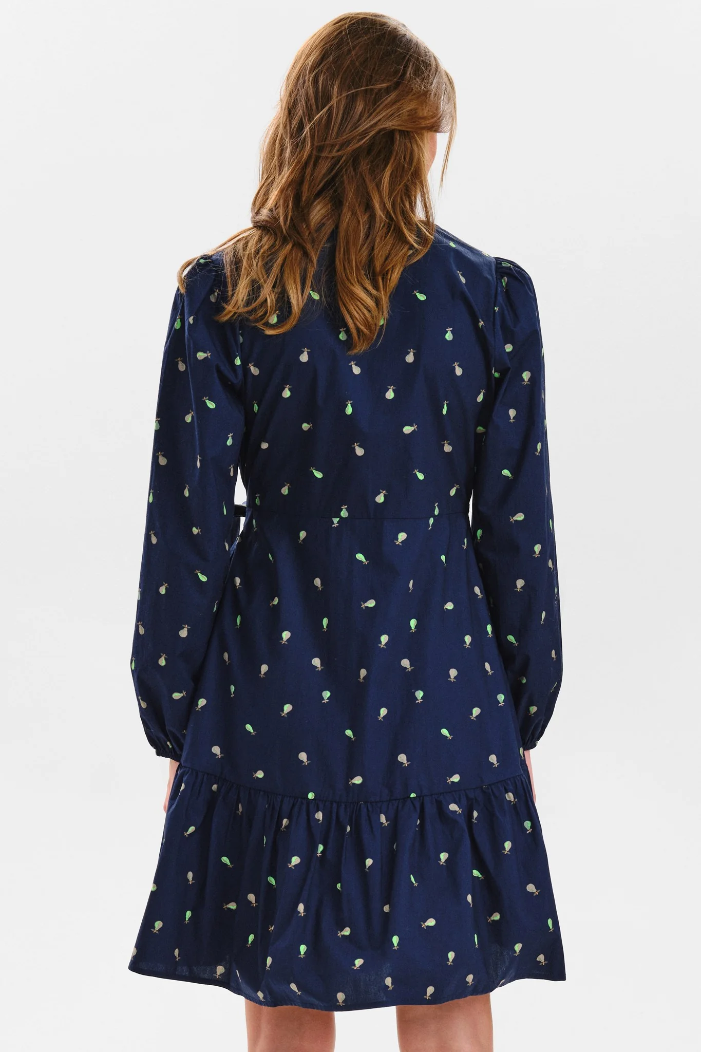 NUEBRAR WRAP DRESS - Dark Sapphire - Image 2