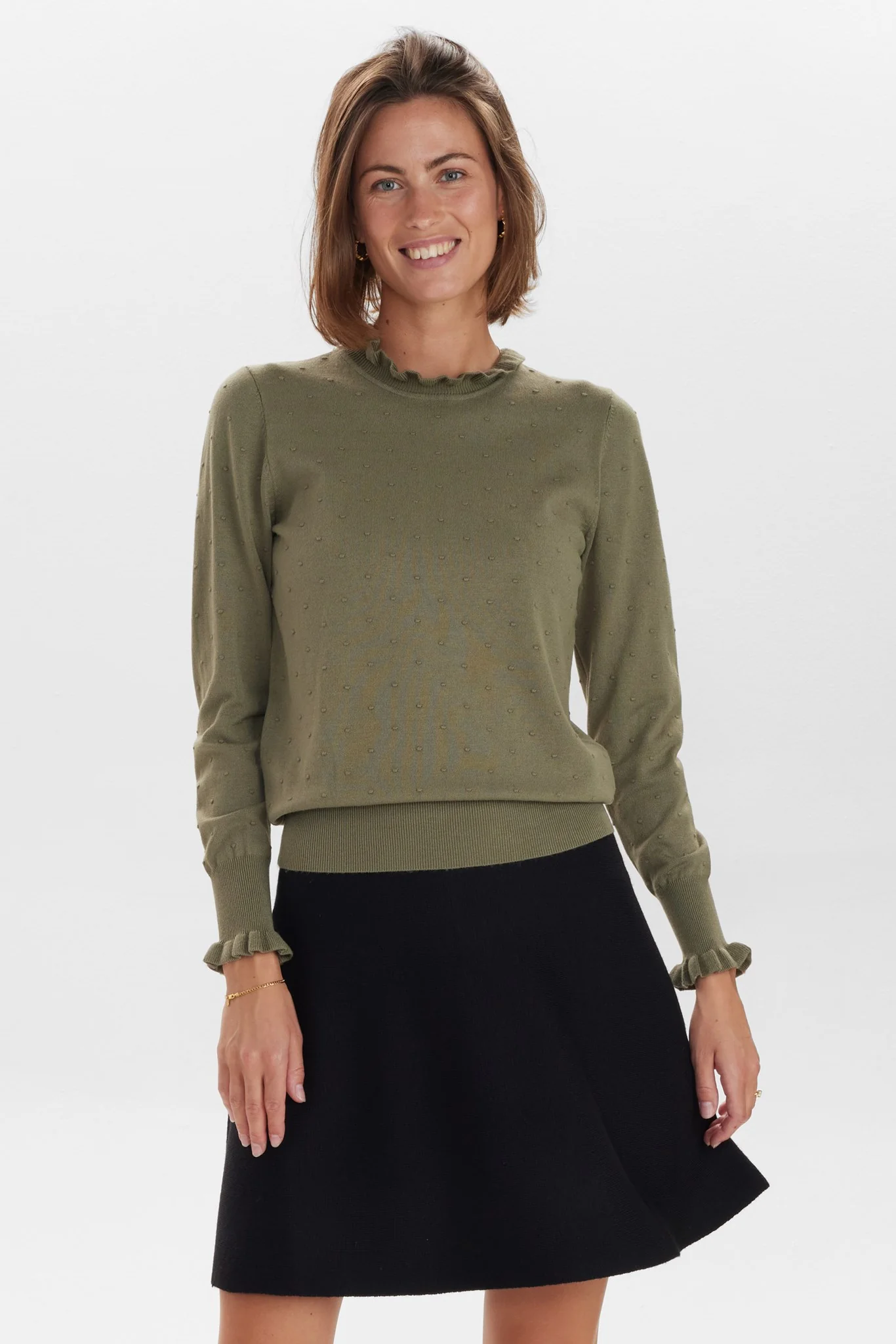 NUECE PULLOVER - Deep Lichen Green