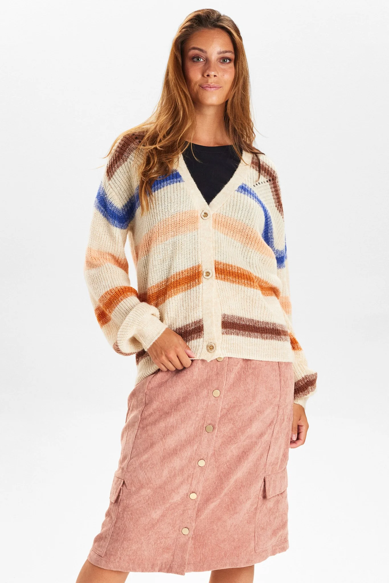 NUECLIN CARDIGAN - Cloud Dancer