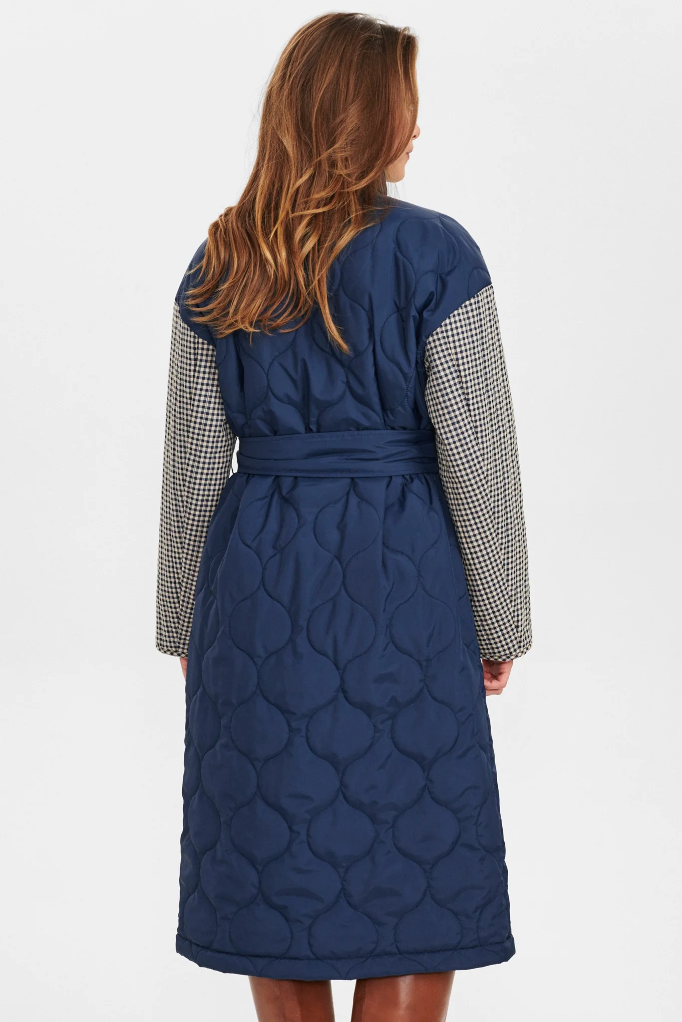 NUEDA LONG JACKET - Dark Sapphire - Image 2