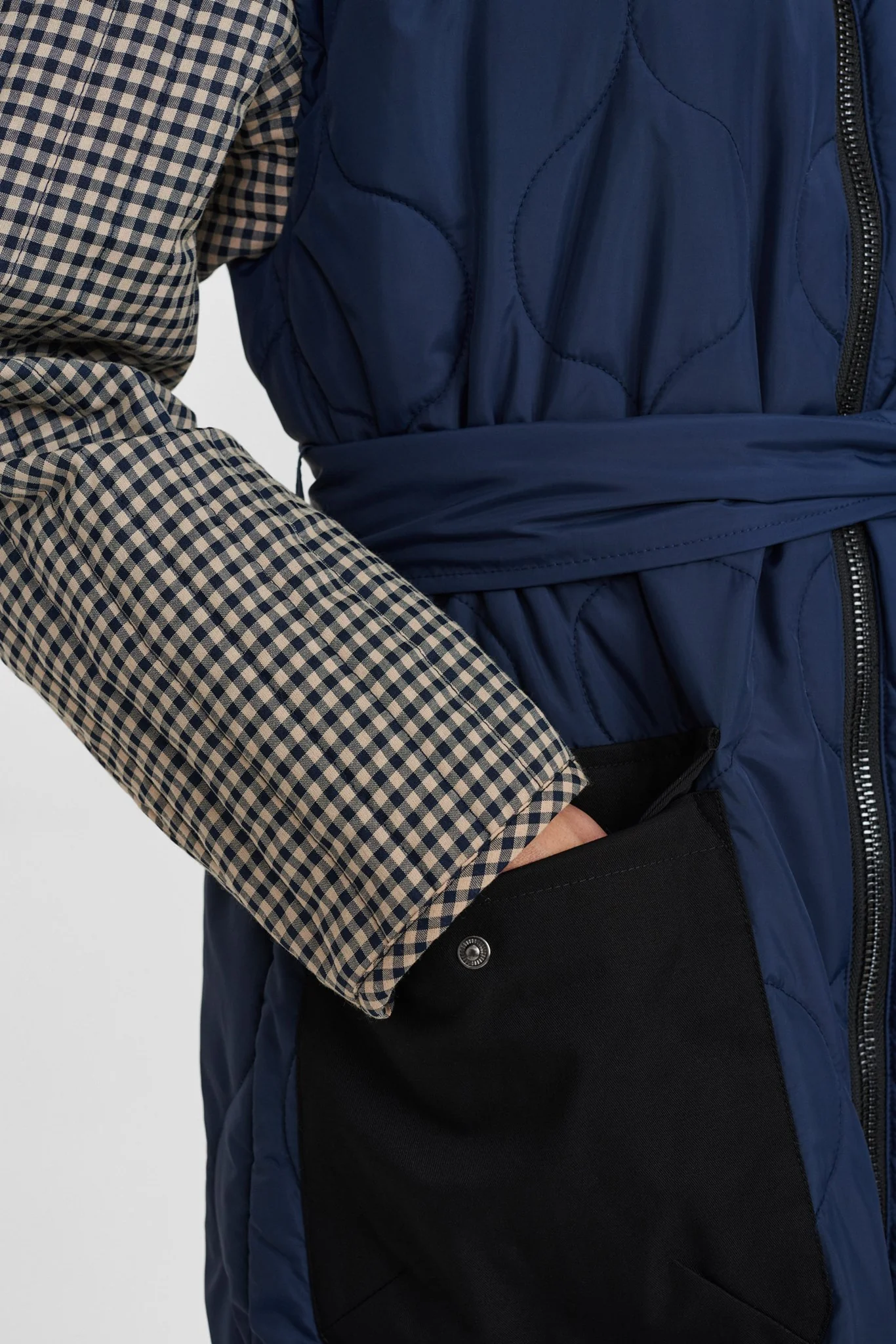 NUEDA LONG JACKET - Dark Sapphire - Image 4