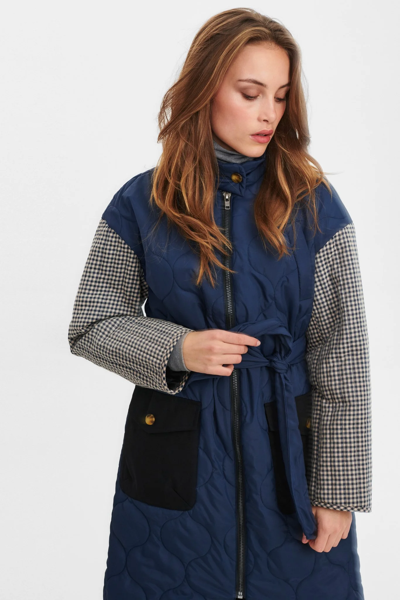 NUEDA LONG JACKET - Dark Sapphire - Image 6