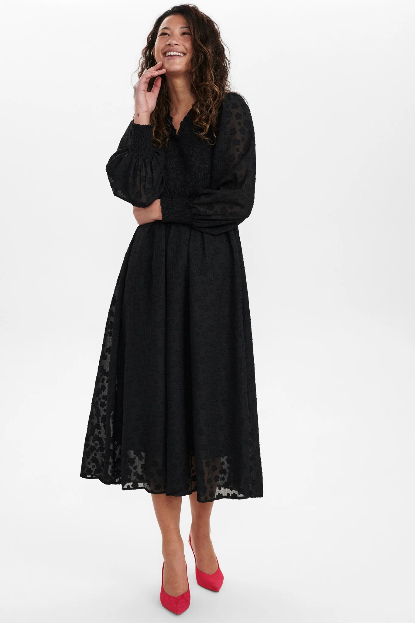 NUEDDY DRESS - Caviar - Image 3