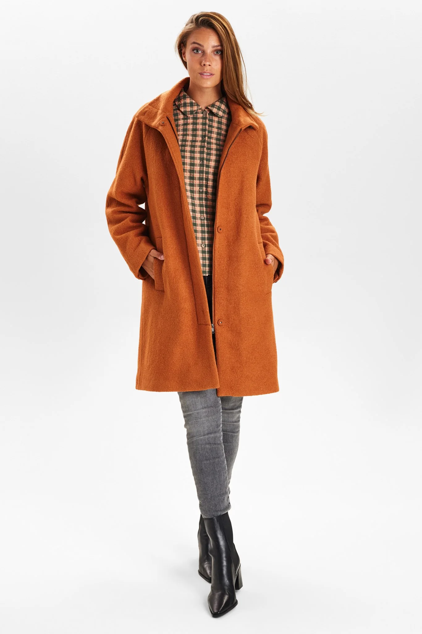 NUEDEL LIBERTINA JACKET - Leather Brown - Image 3