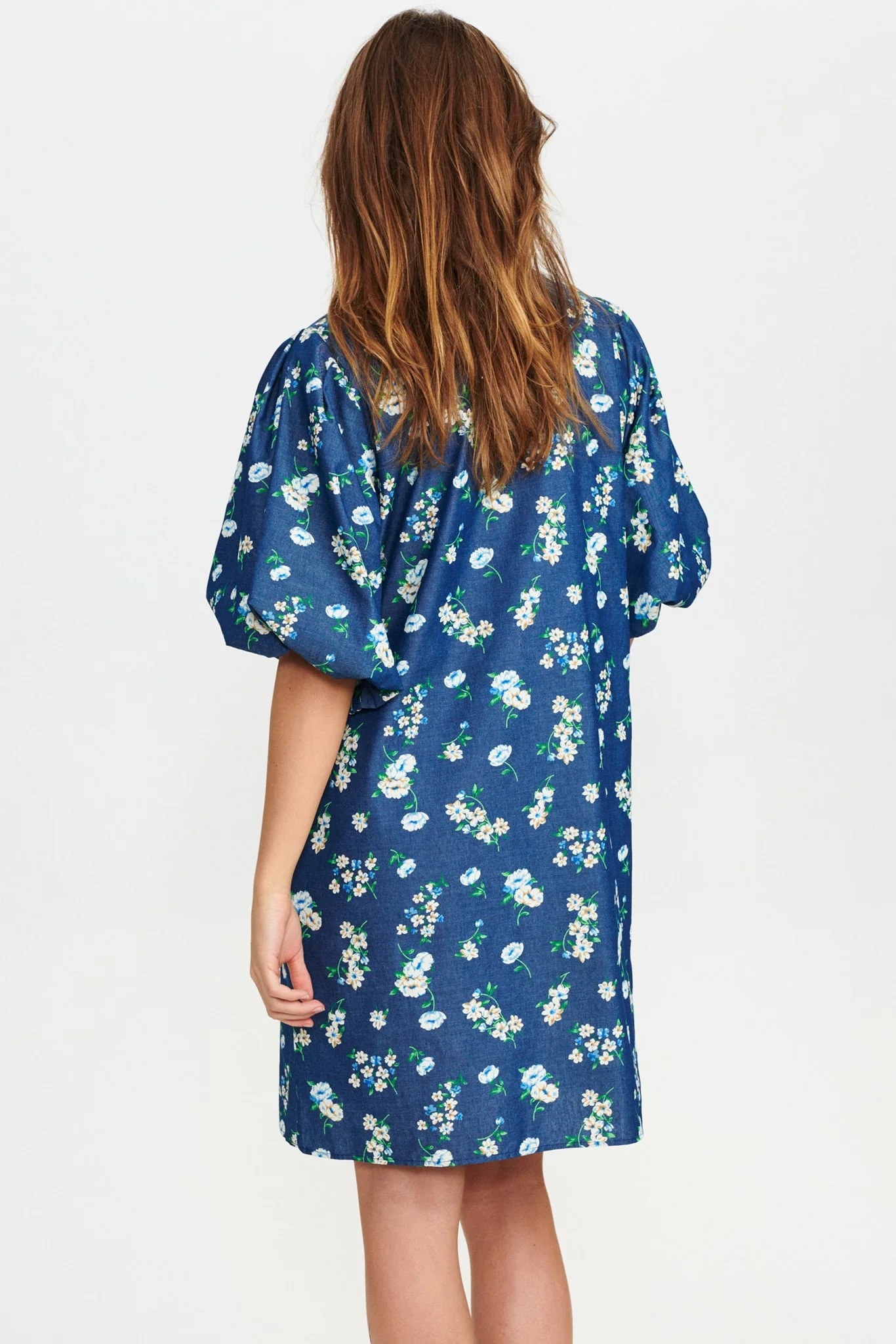 NUEDELLE DRESS - Medium Blue Denim - Image 2