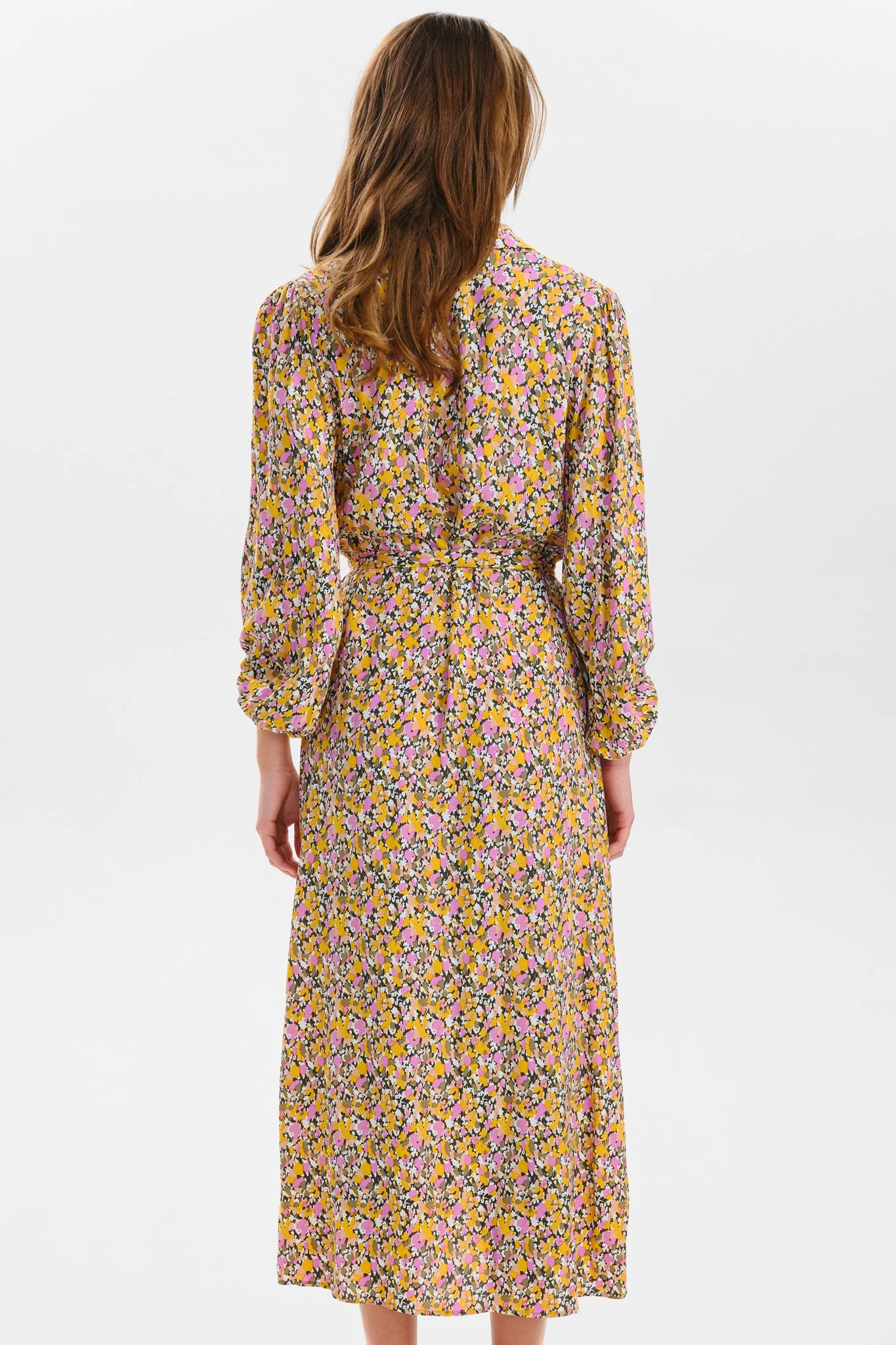 NUEDISSI 7/8 SLEEVE DRESS - Climbing Ivy - Image 2