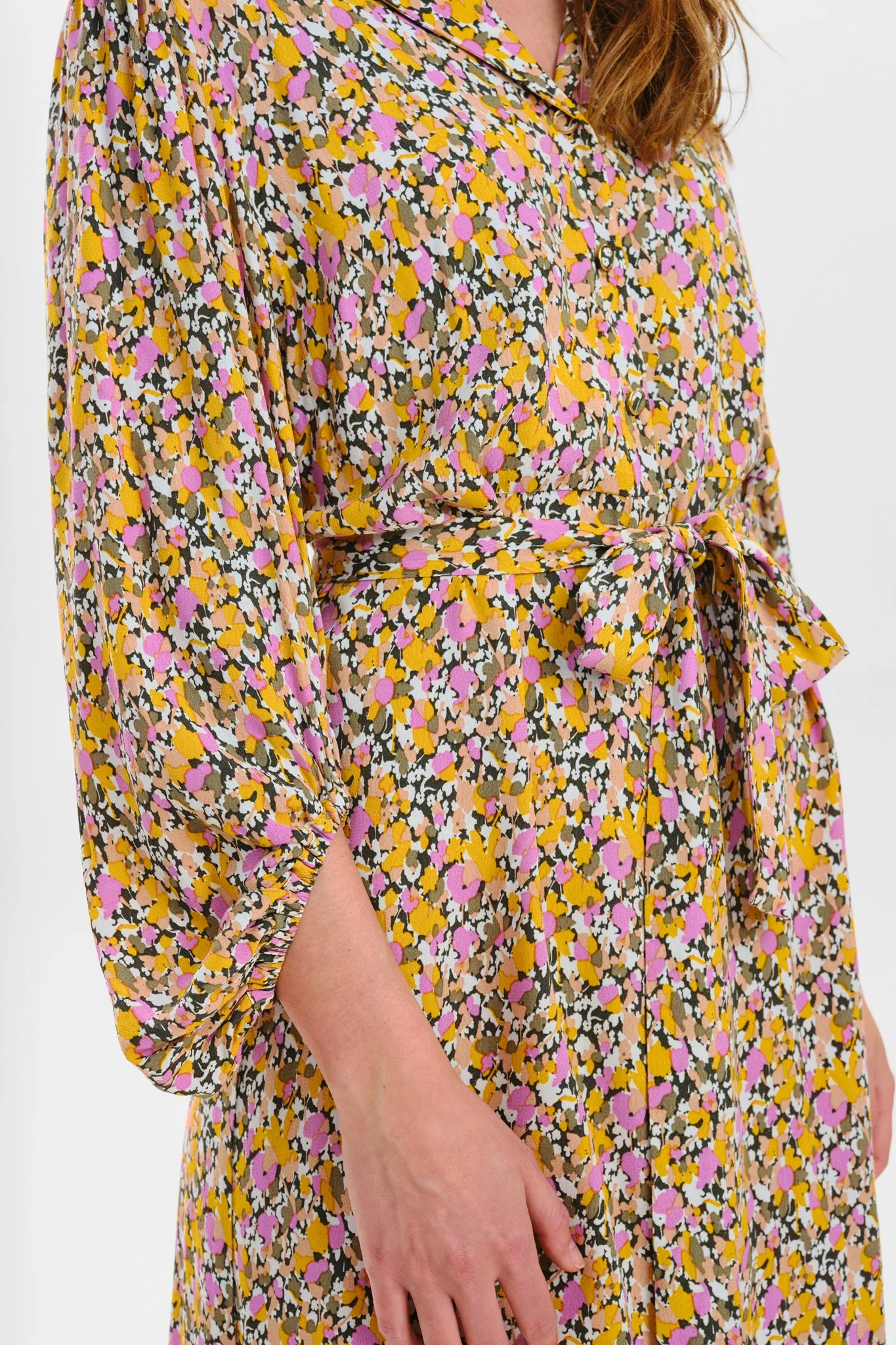 NUEDISSI 7/8 SLEEVE DRESS - Climbing Ivy - Image 4