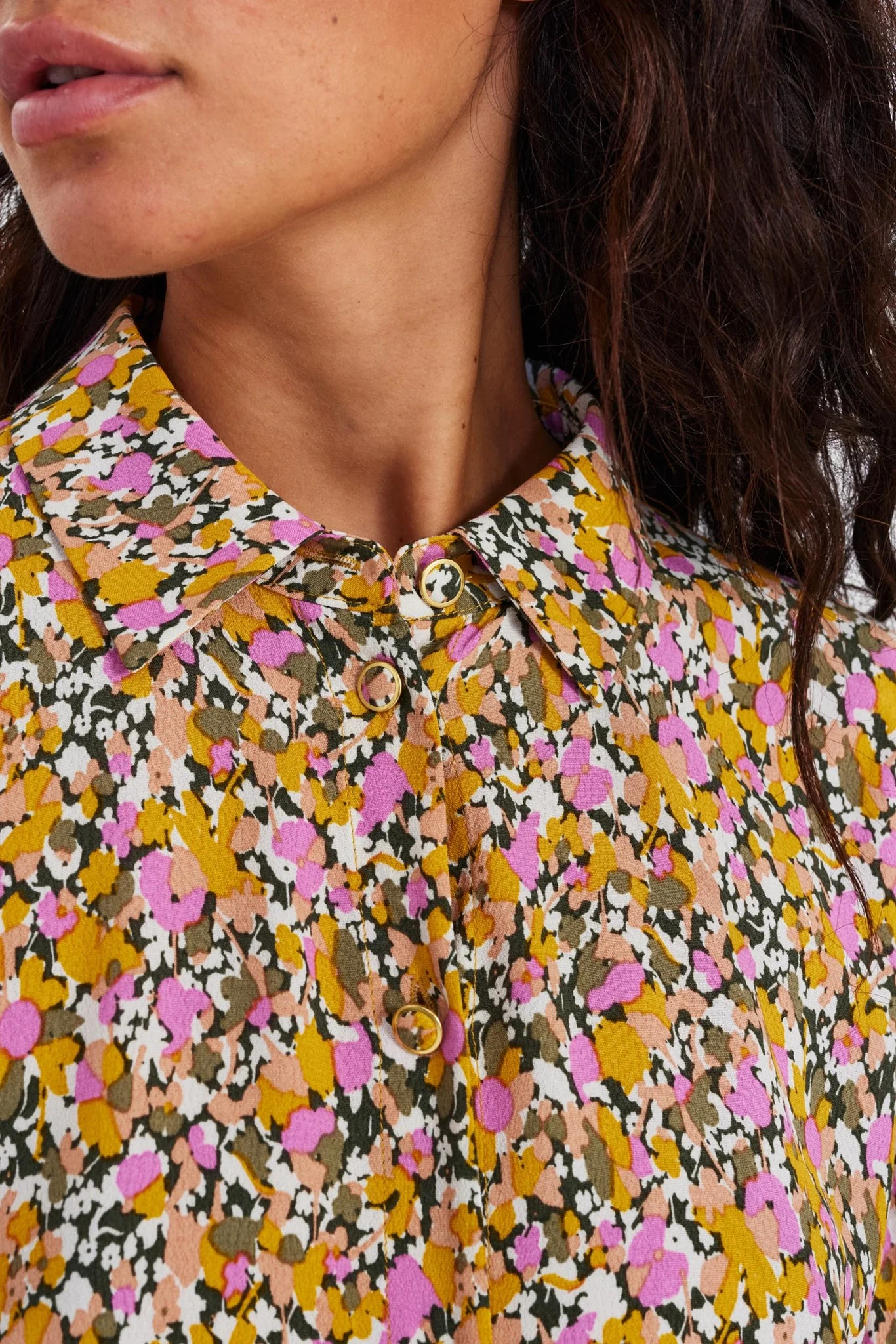 NUEDISSI 7/8 SLEEVE SHIRT - Climbing Ivy - Image 5
