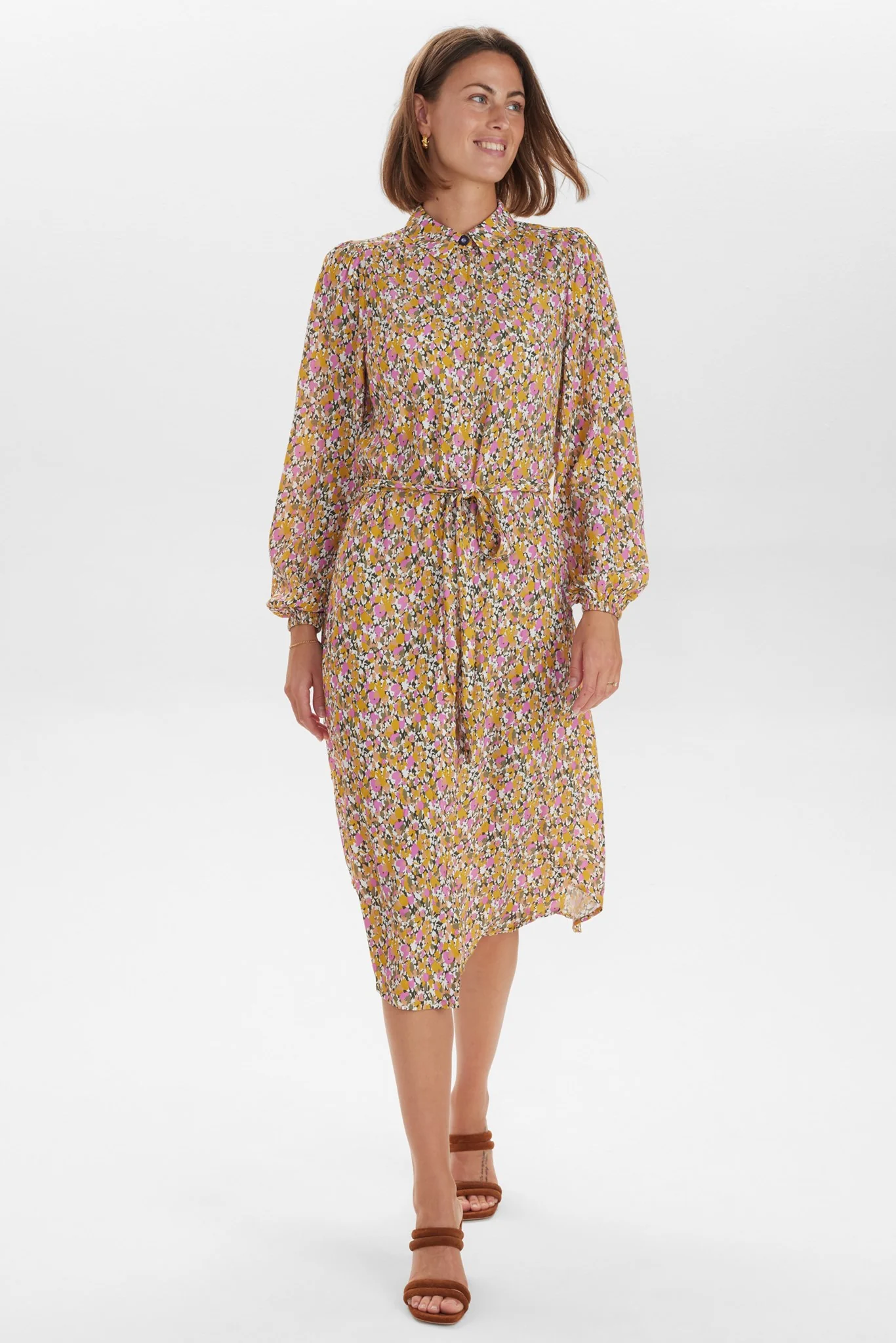 NUEDISSI L/S DRESS - Climbing Ivy - Image 3