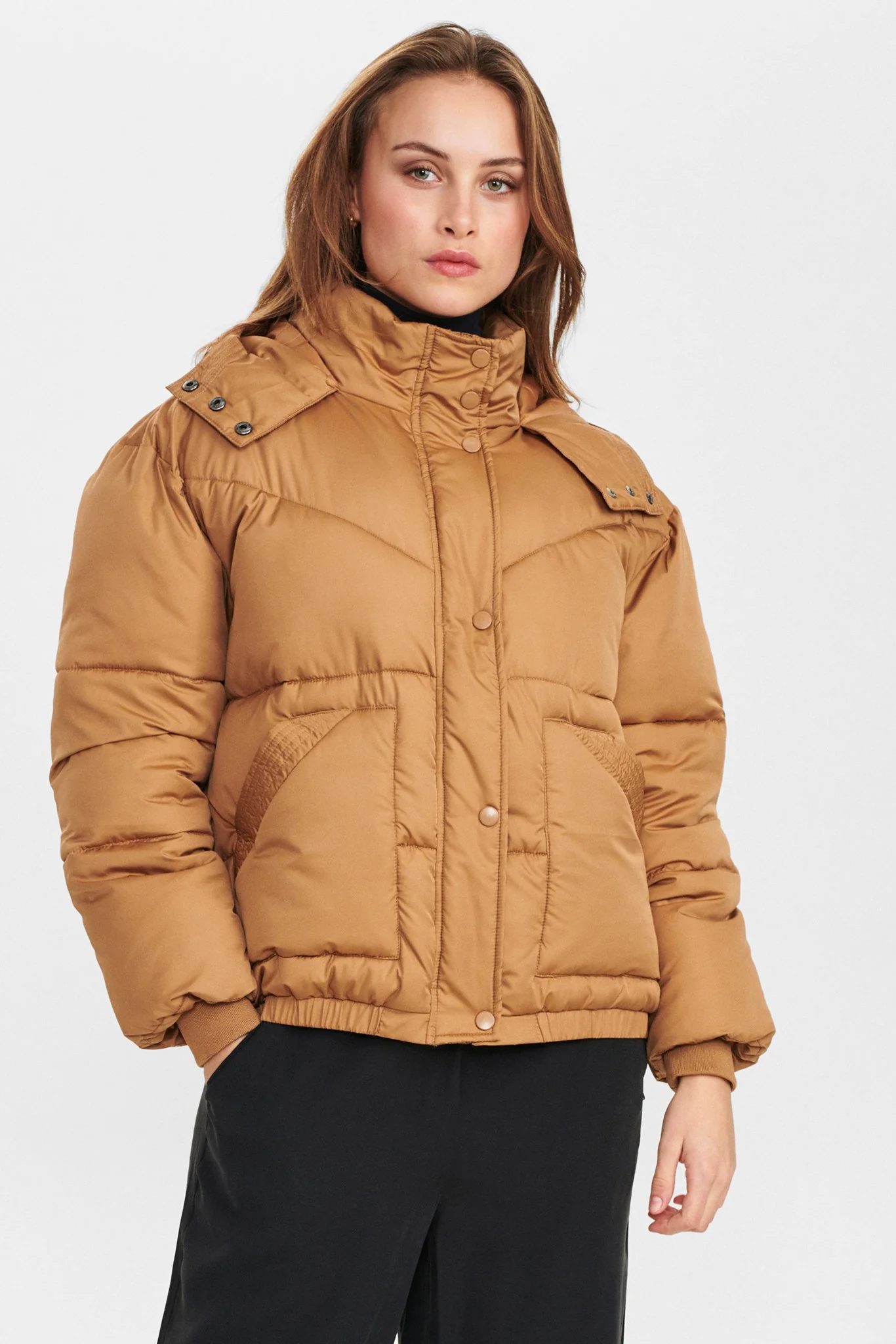 NUEDITTE JACKET - Tobacco Brown