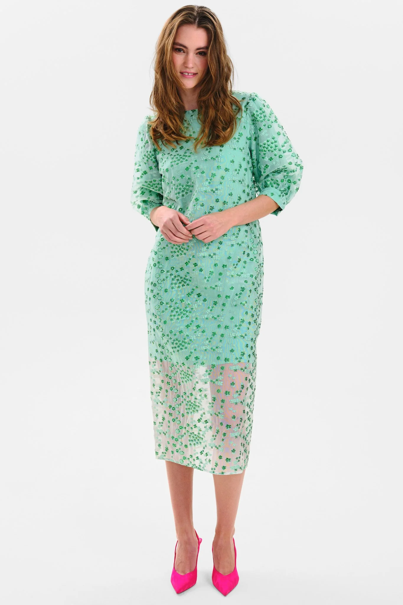 NUEDMEE DRESS - Kelly Green - Image 3