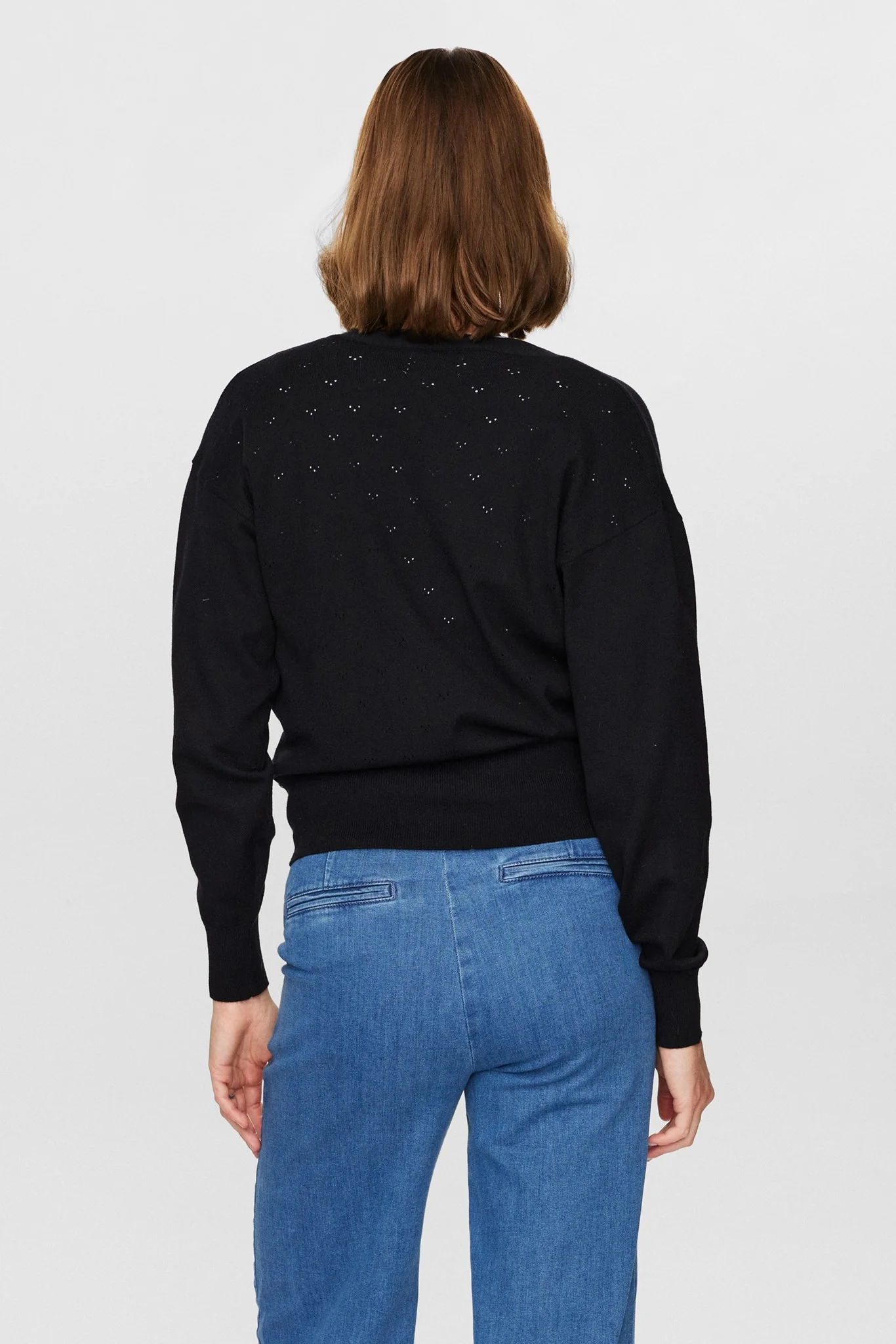 NUEDNA CARDIGAN  - Caviar - Image 3