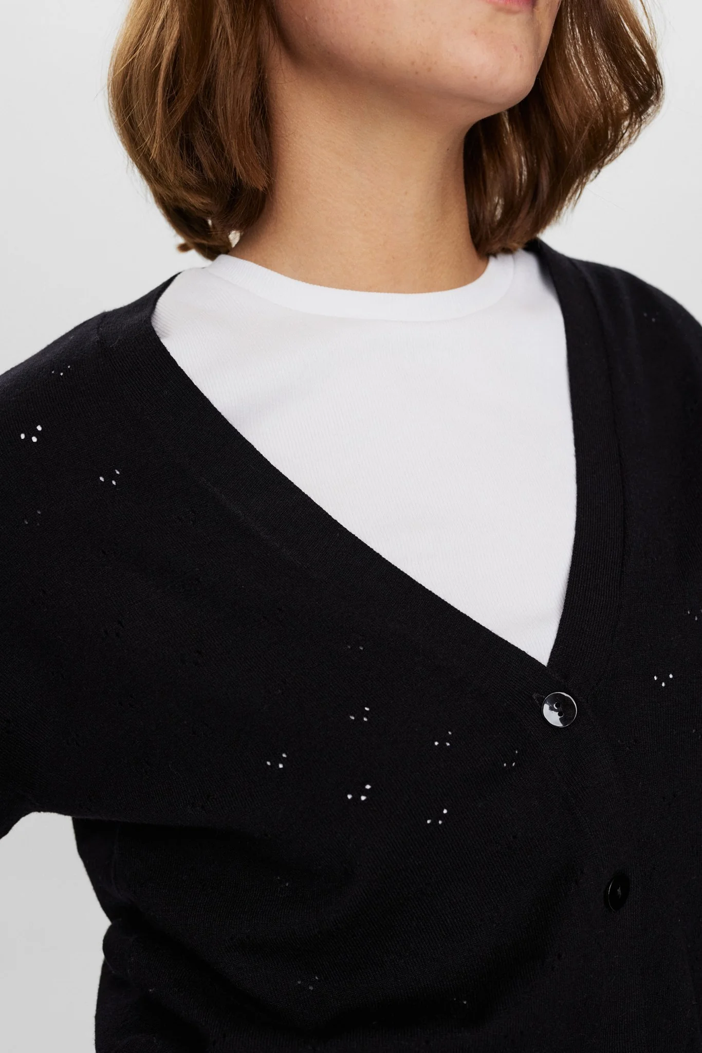 NUEDNA CARDIGAN  - Caviar - Image 5
