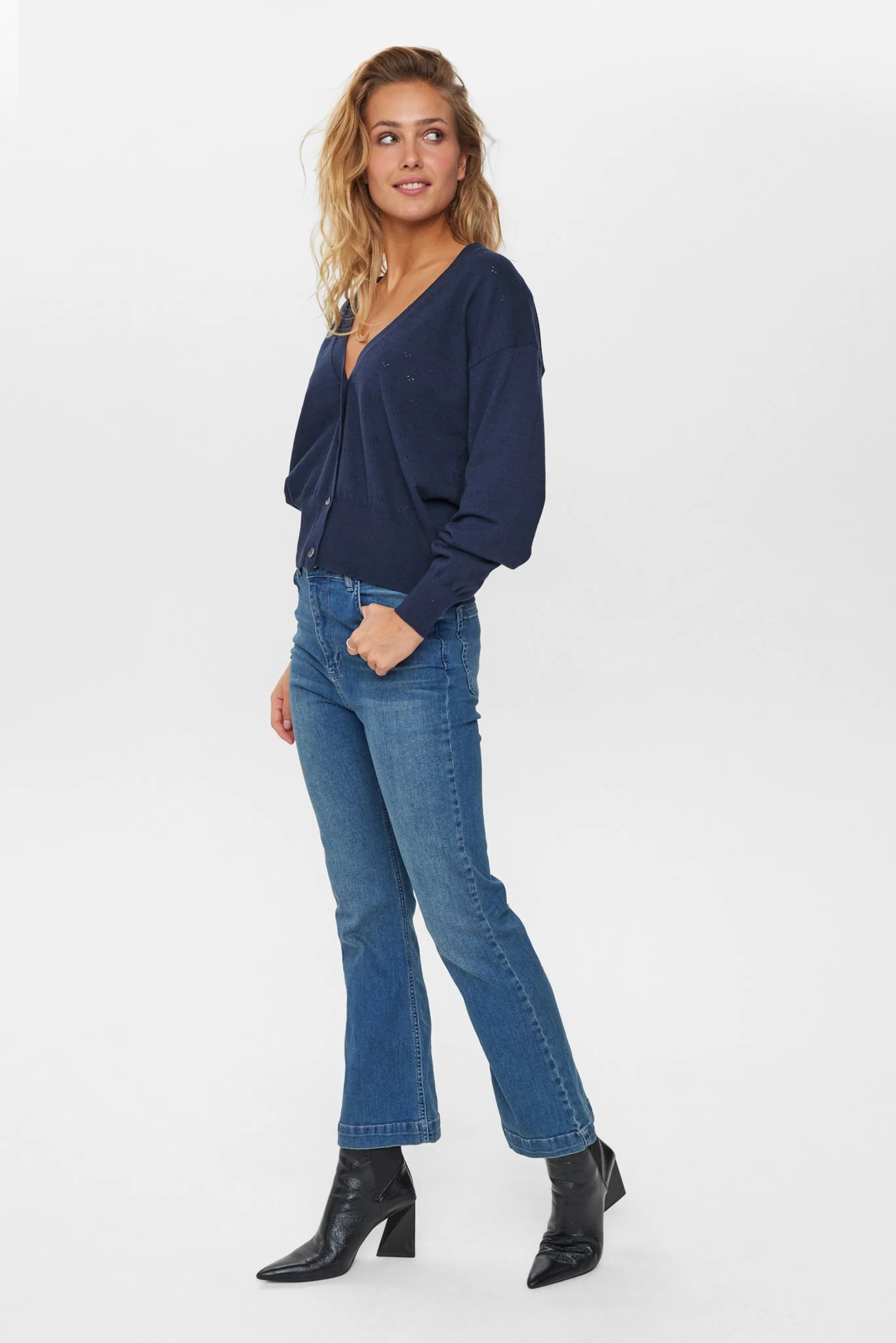 NUEDNA CARDIGAN  - Dark Sapphire - Image 3
