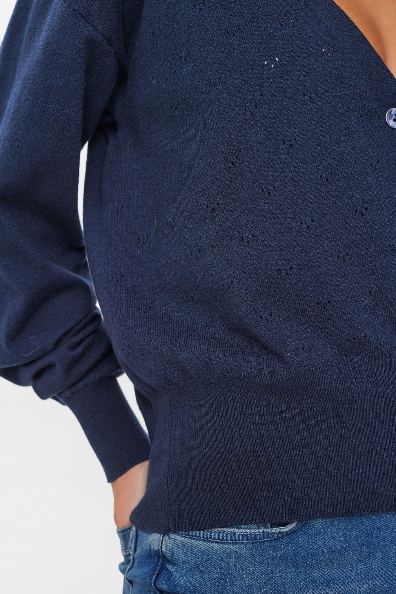 NUEDNA CARDIGAN  - Dark Sapphire - Image 5