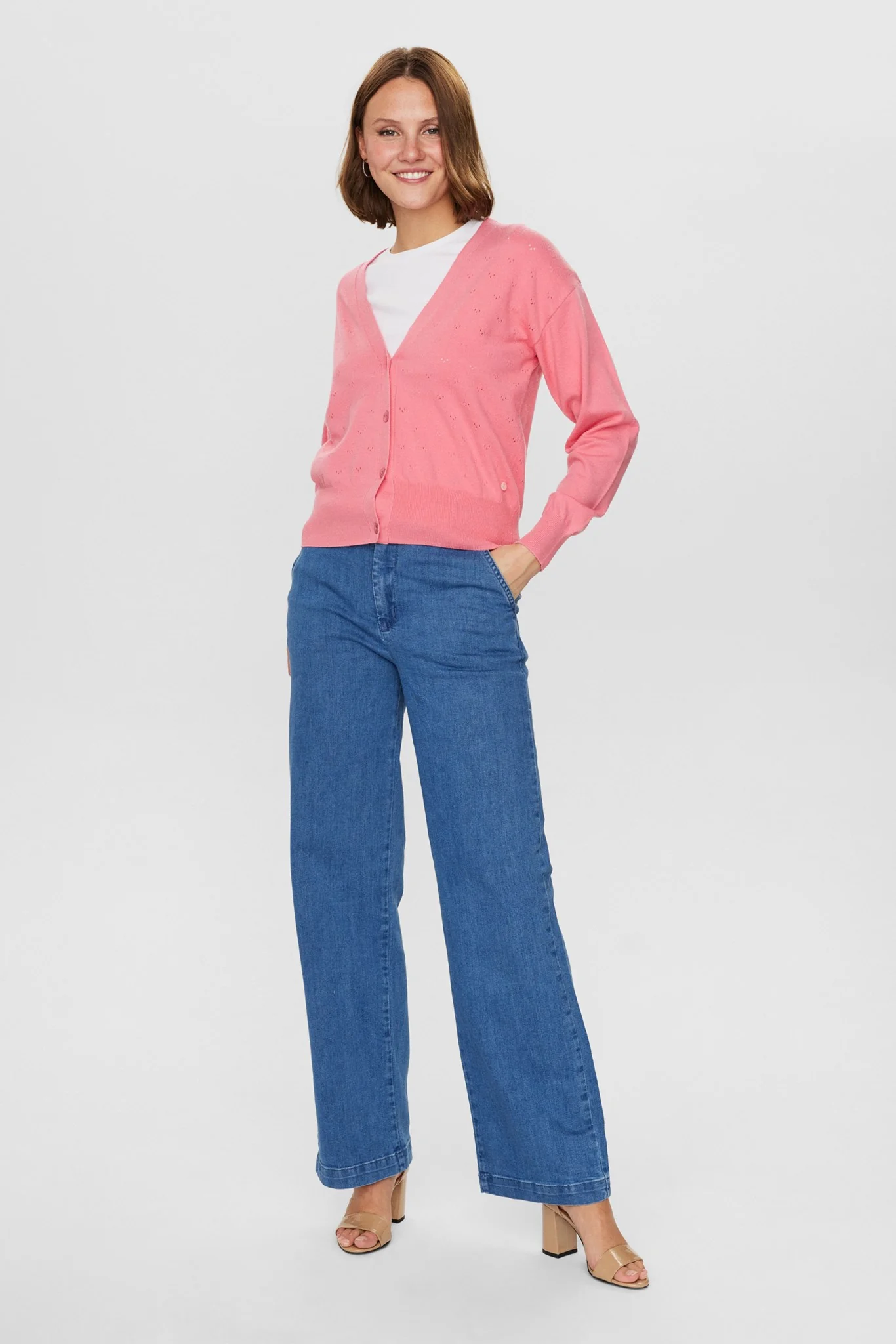 NUEDNA CARDIGAN - Pink Lemonade - Image 3