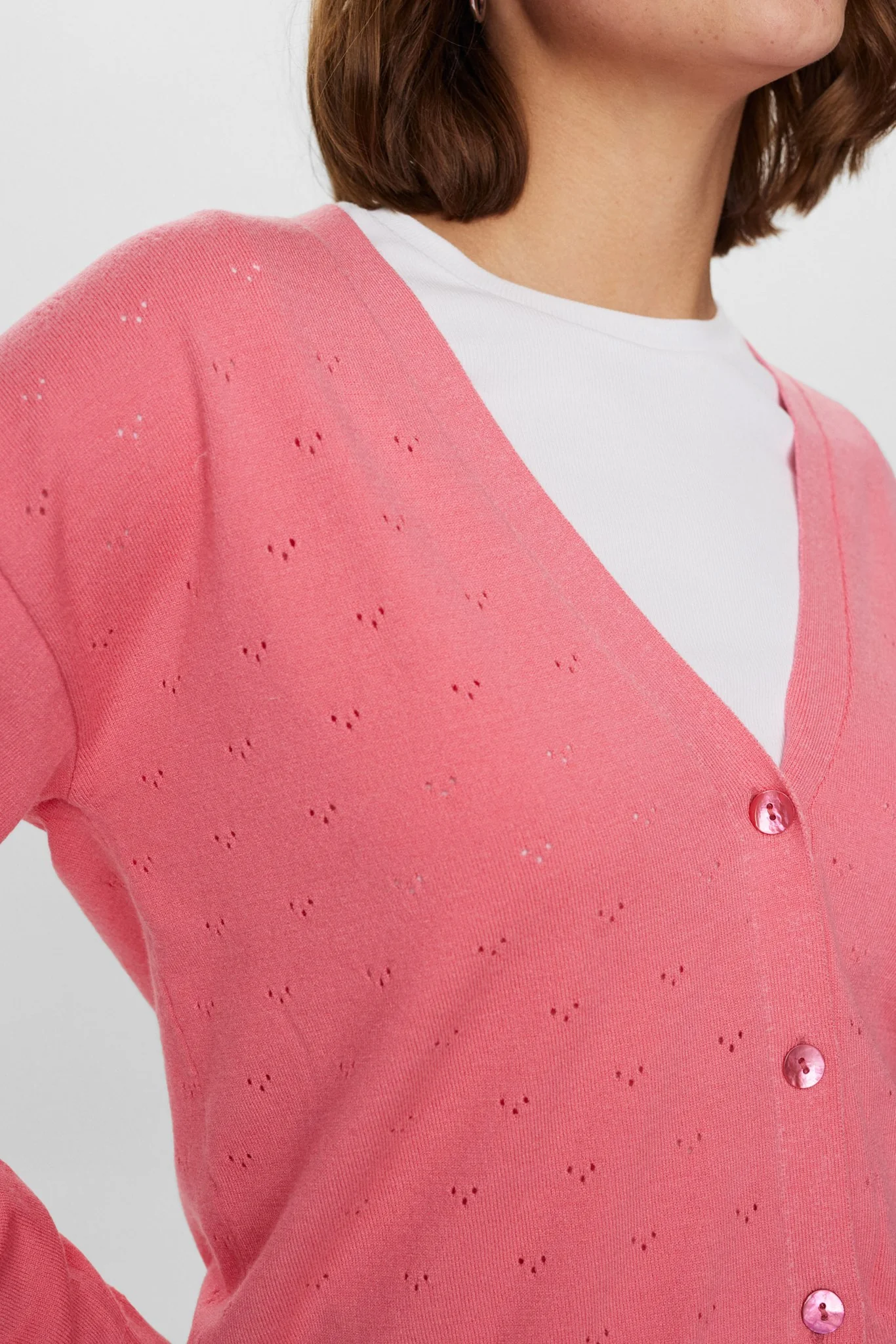 NUEDNA CARDIGAN - Pink Lemonade - Image 4
