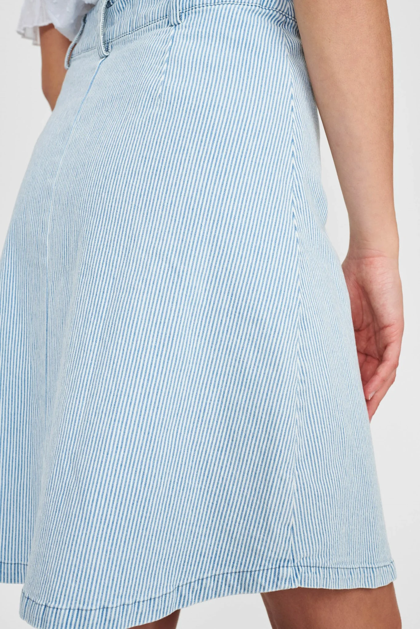 NUELAINE SKIRT  - Blue Stripe - Image 5