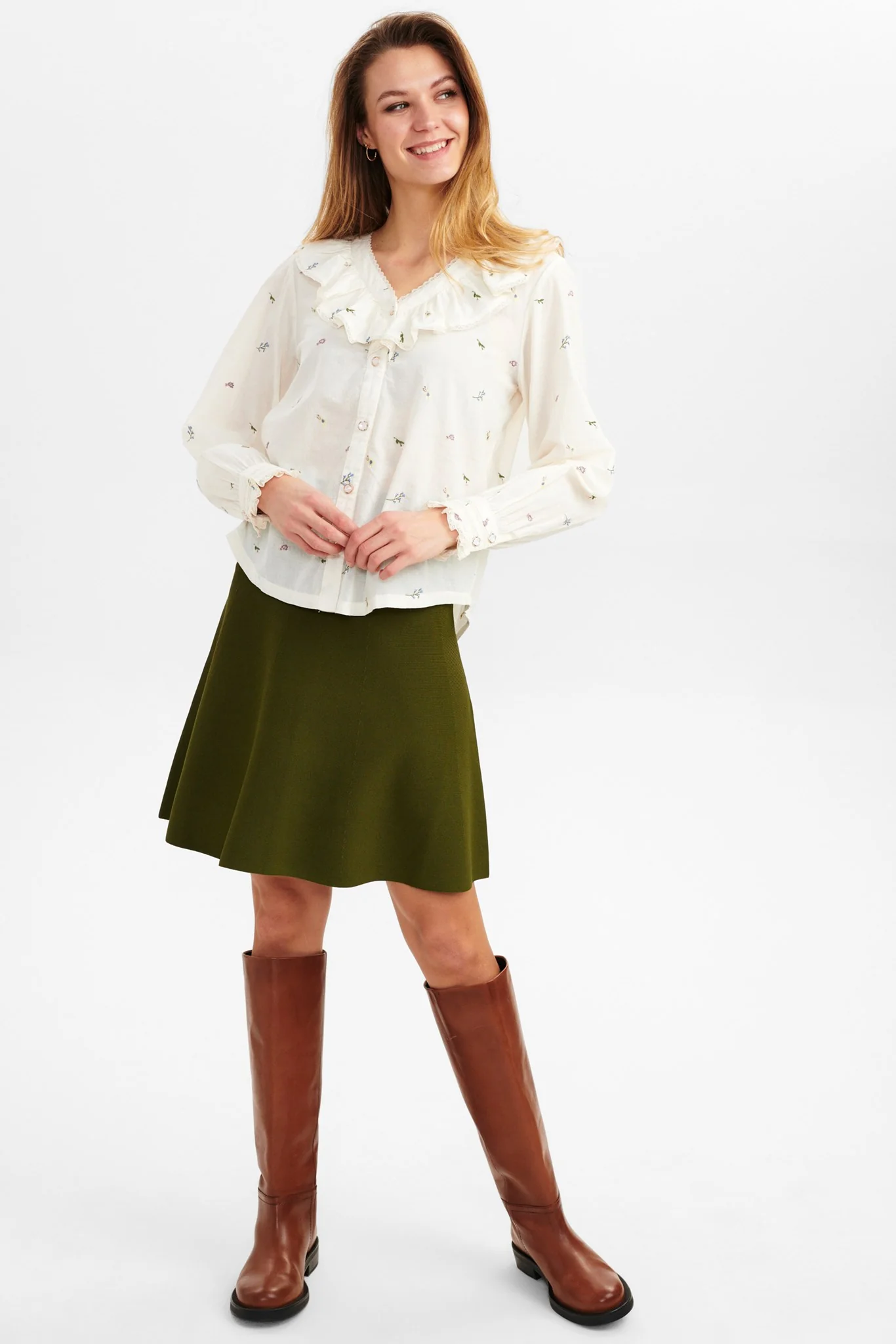 NUELBA LS SHIRT - Pristine - Image 3