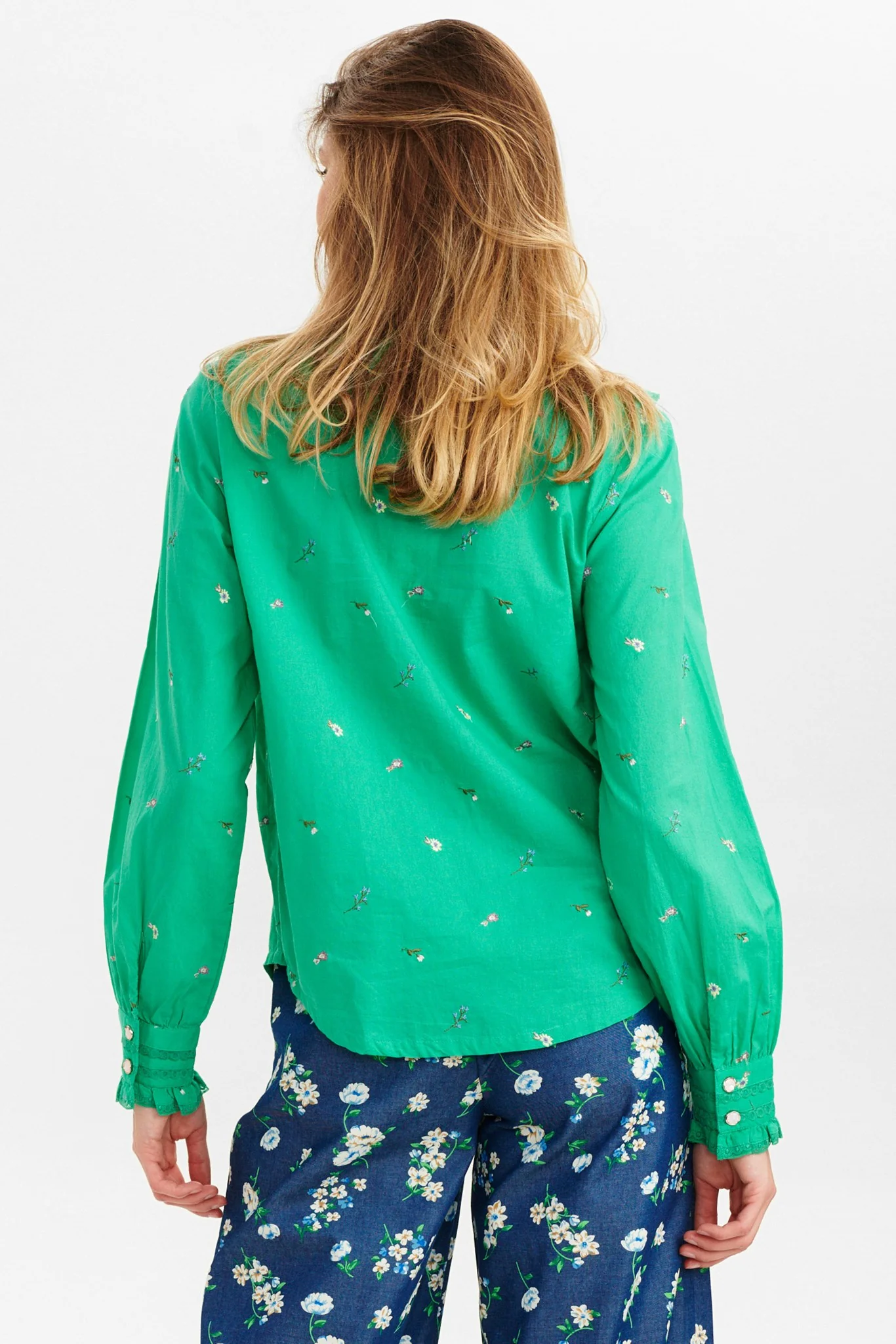 NUELBA LS SHIRT - Simply Green - Image 2