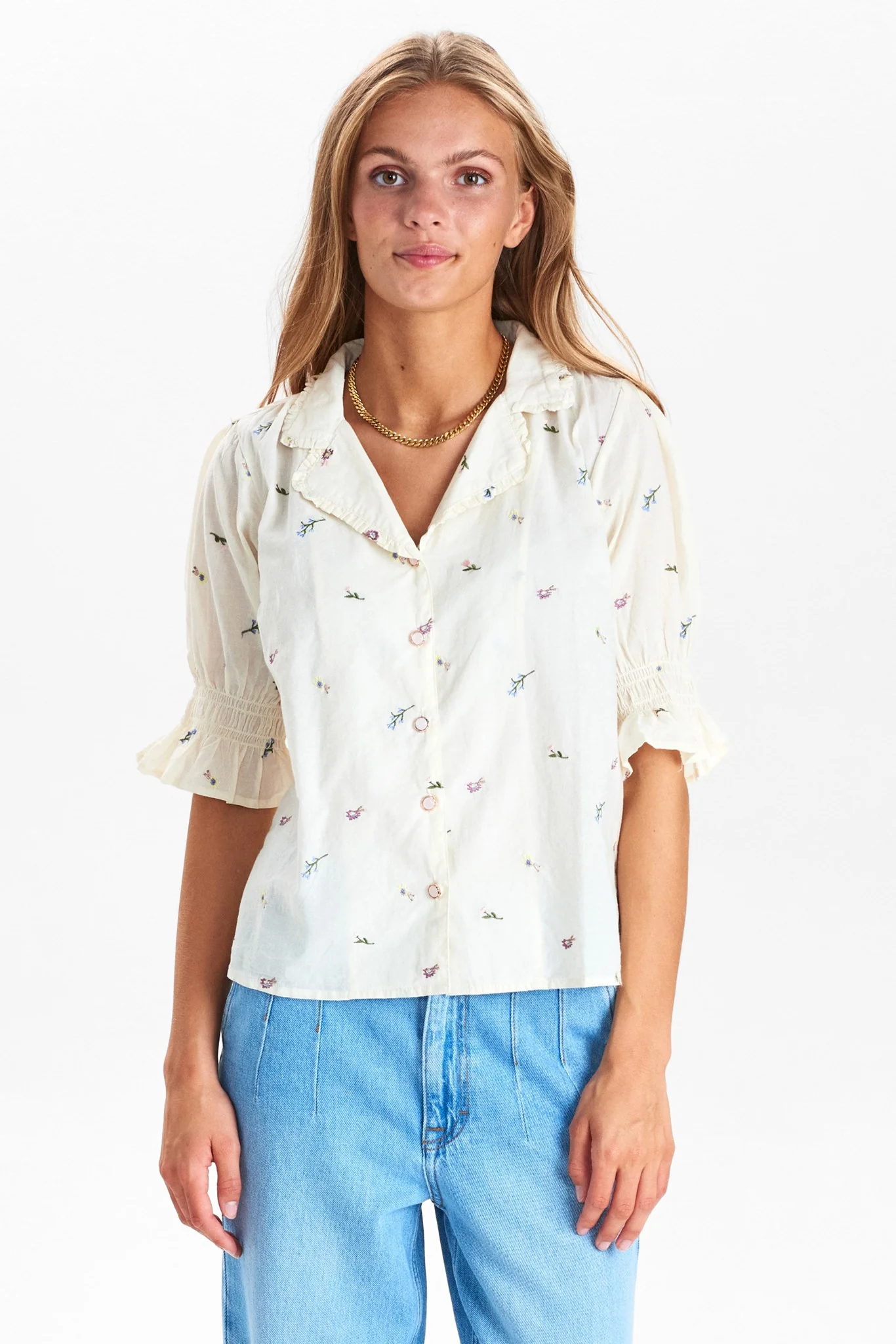 NUELBA SS SHIRT - Pristine
