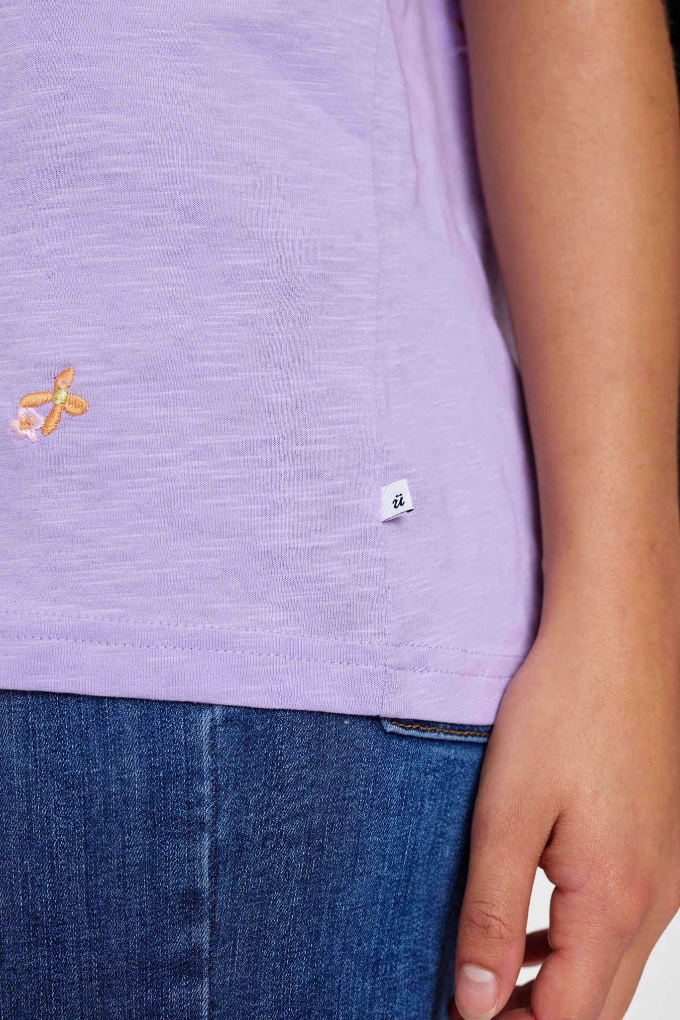 NUELENA T-SHIRT - GOTS - Lilac Breeze - Image 5