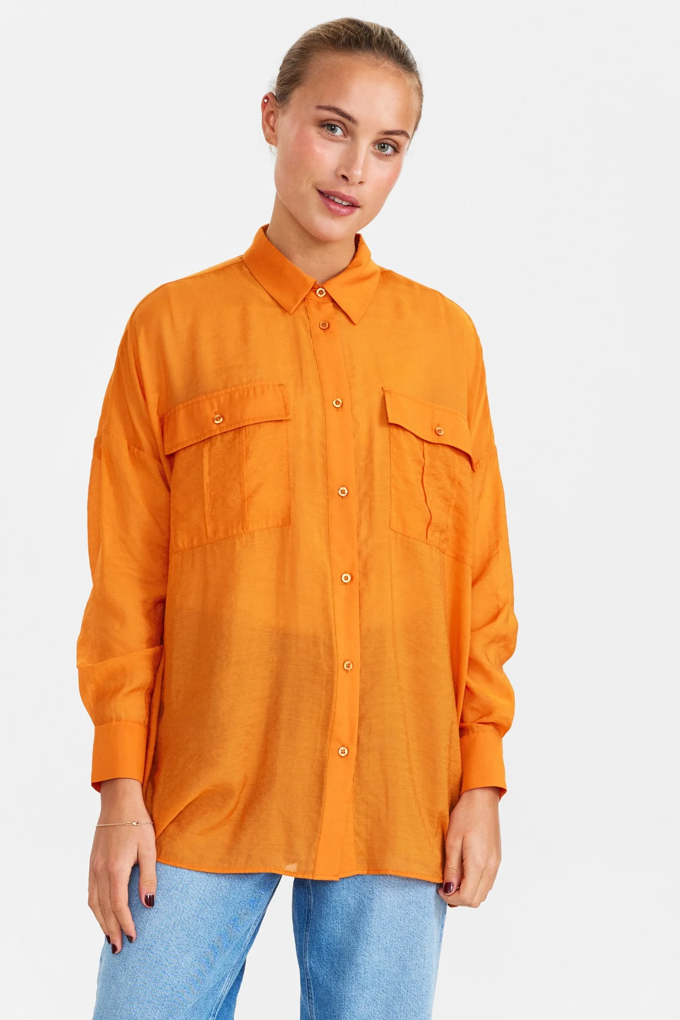 NUELINAM LS SHIRT - Marmelade