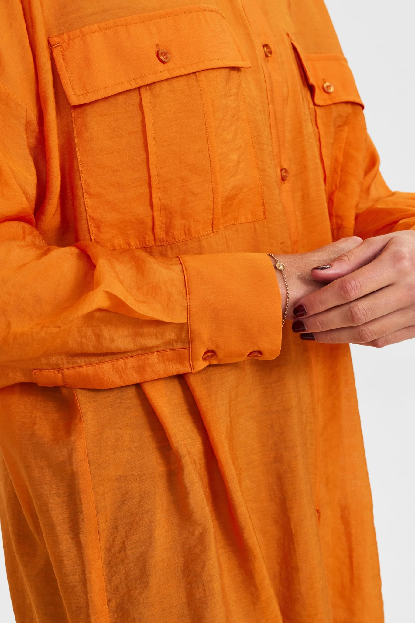 NUELINAM LS SHIRT - Marmelade - Image 5