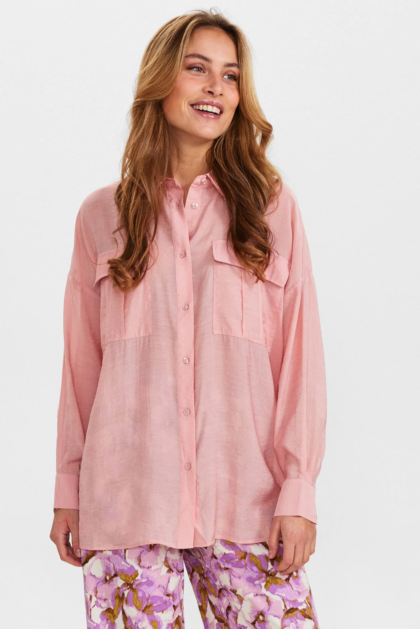 NUELINAM LS SHIRT - Mellow Rose